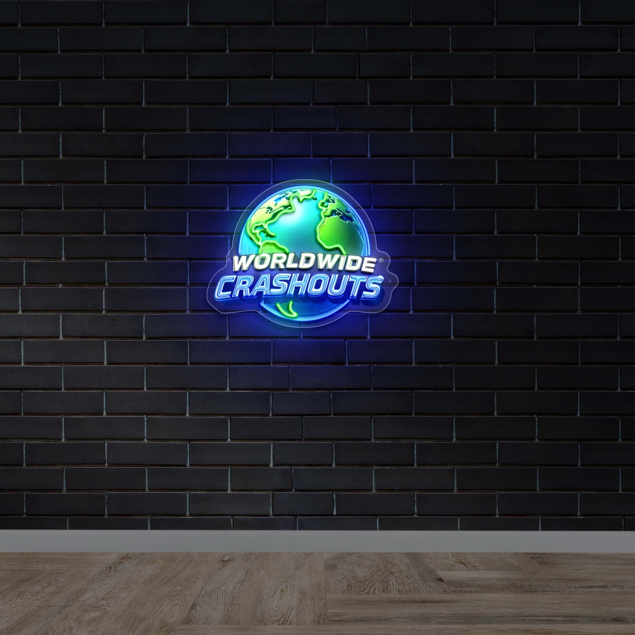 Worldwide Crashouts - Premium Neon Artwork