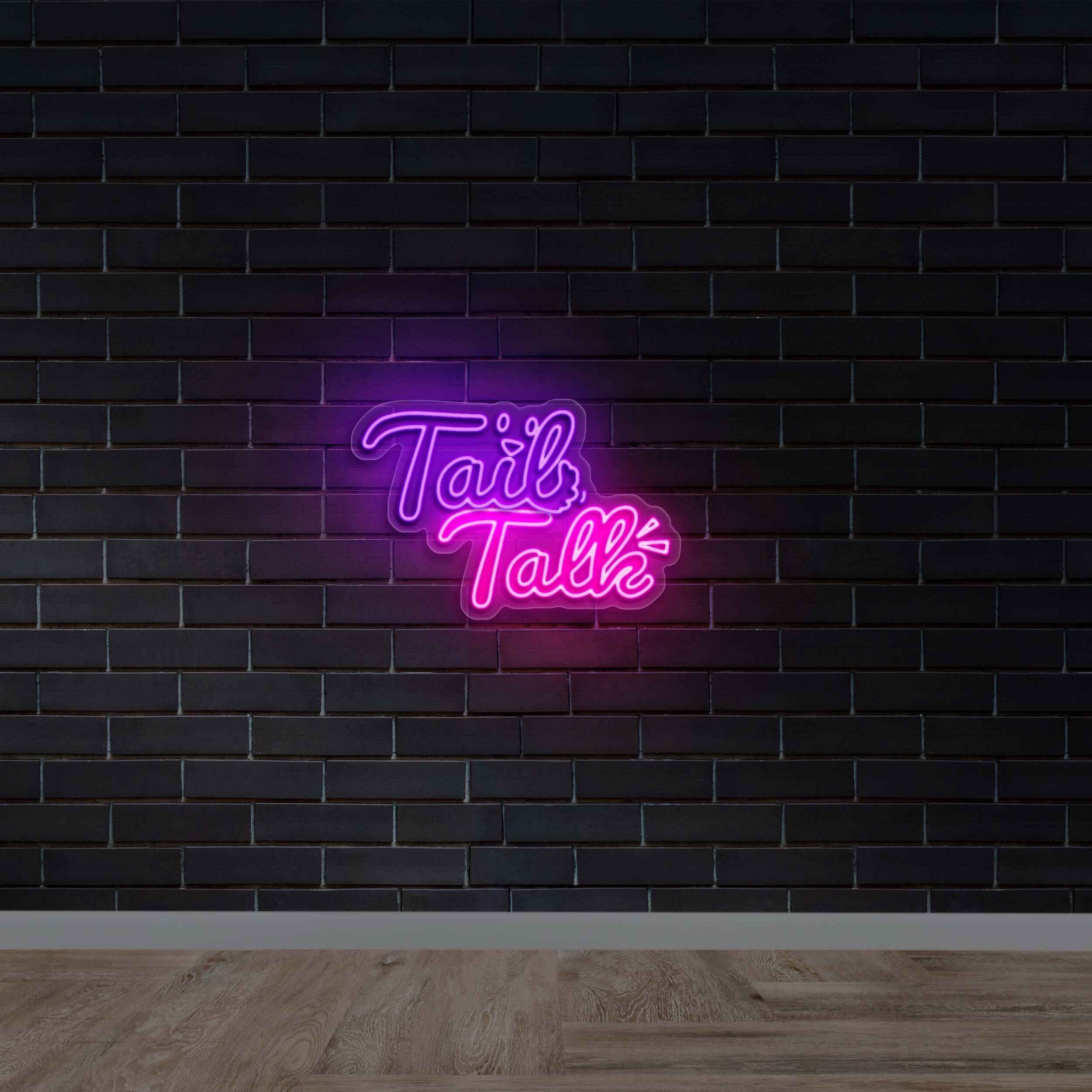 Tail Talk - Premium Neon Artwork