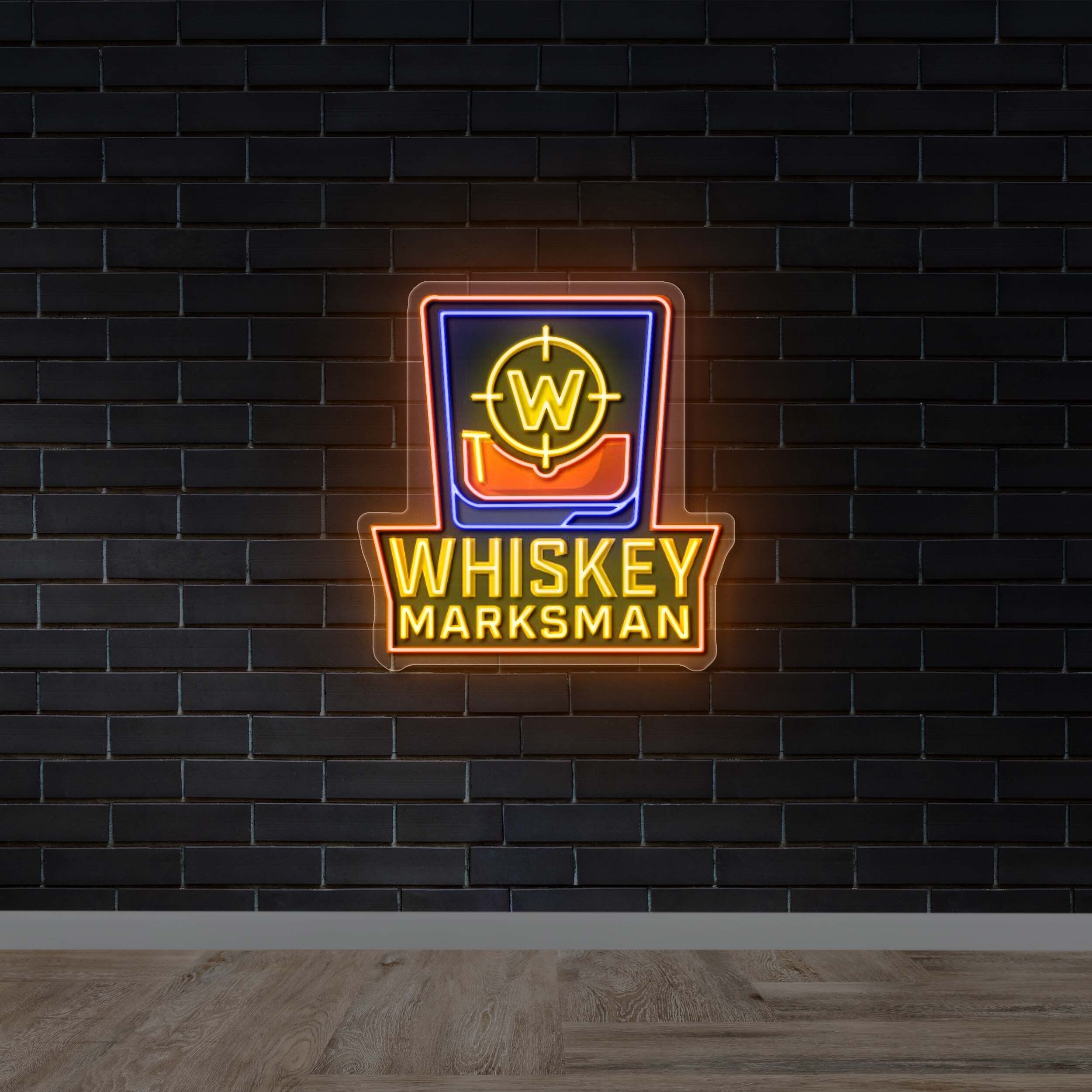 WHISKEY MARKSMAN - Premium Neon Artwork