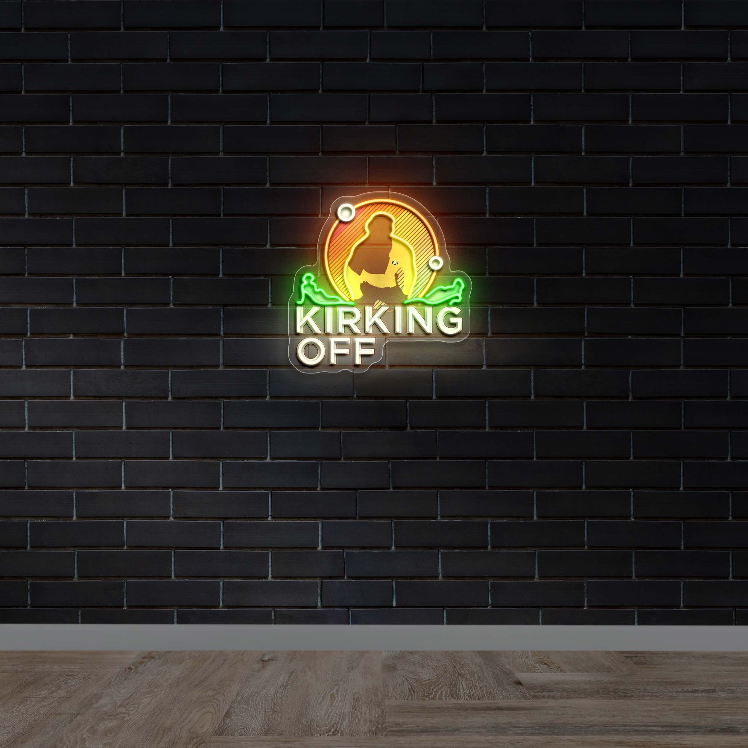 KIRKING OFF - Premium Neon Artwork