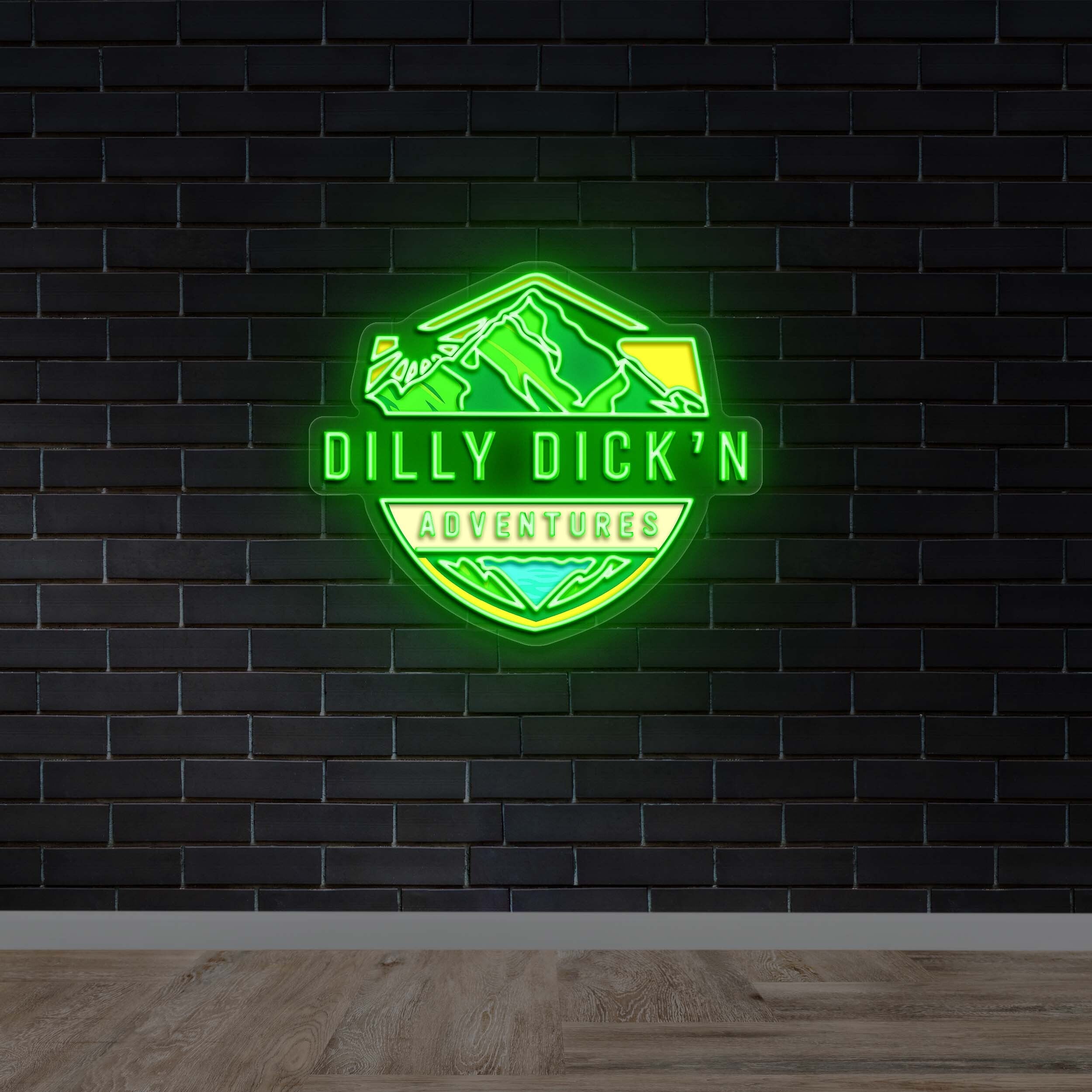 DILLY DICK'N - Premium Neon Artwork