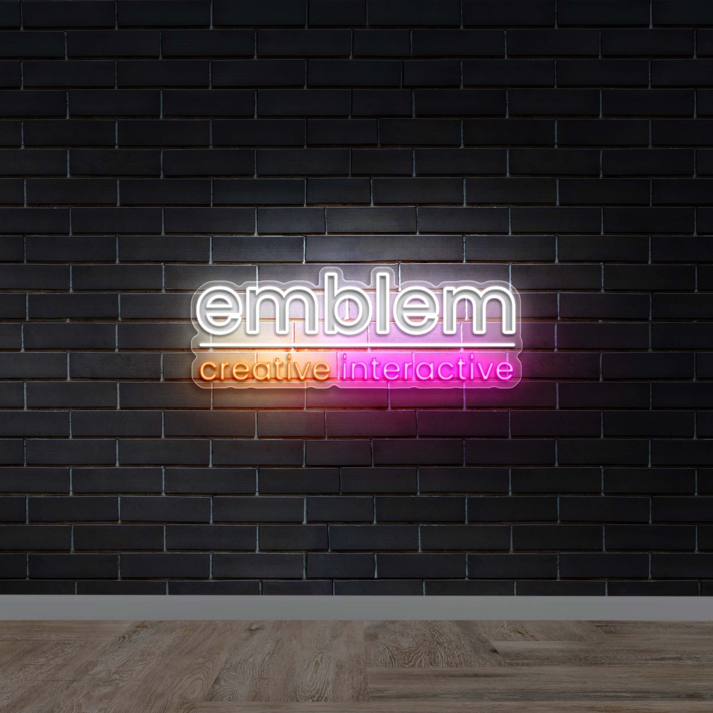 EMBLEM CREATIVE INTERACTIVE - Premium Neon Artwork