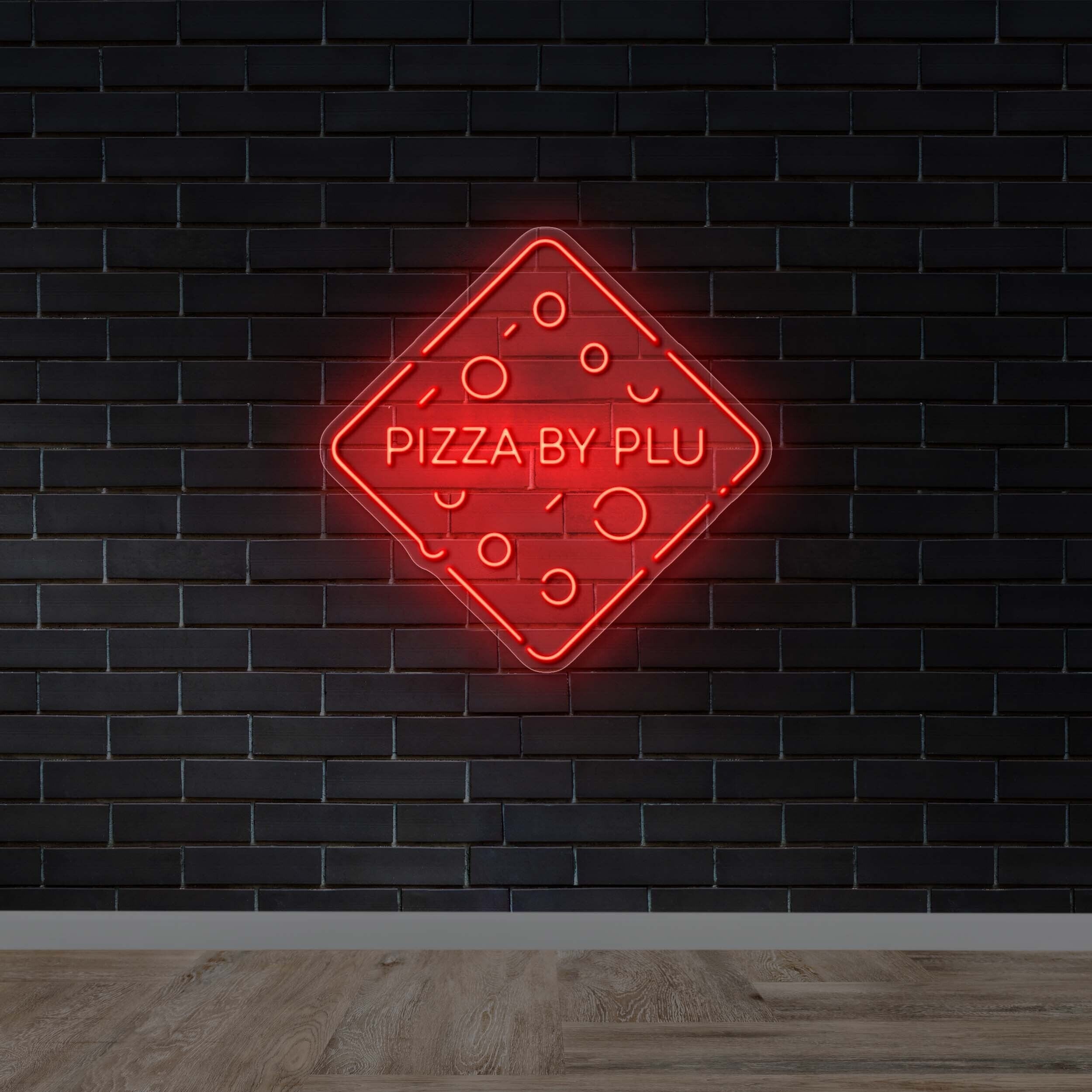 Pizza By Plu - Premium Neon Artwork