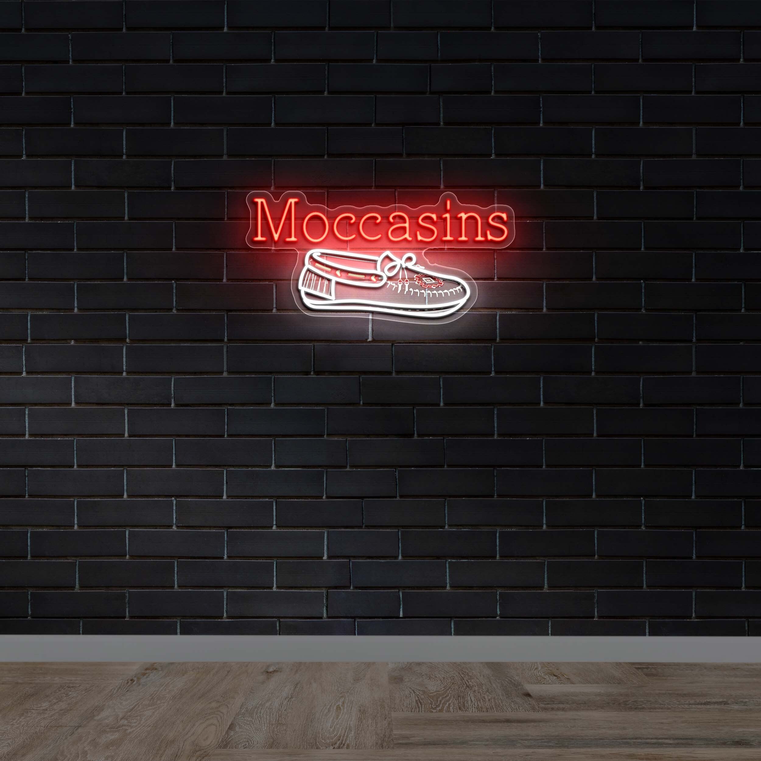 Moccasins - Premium Neon Artwork