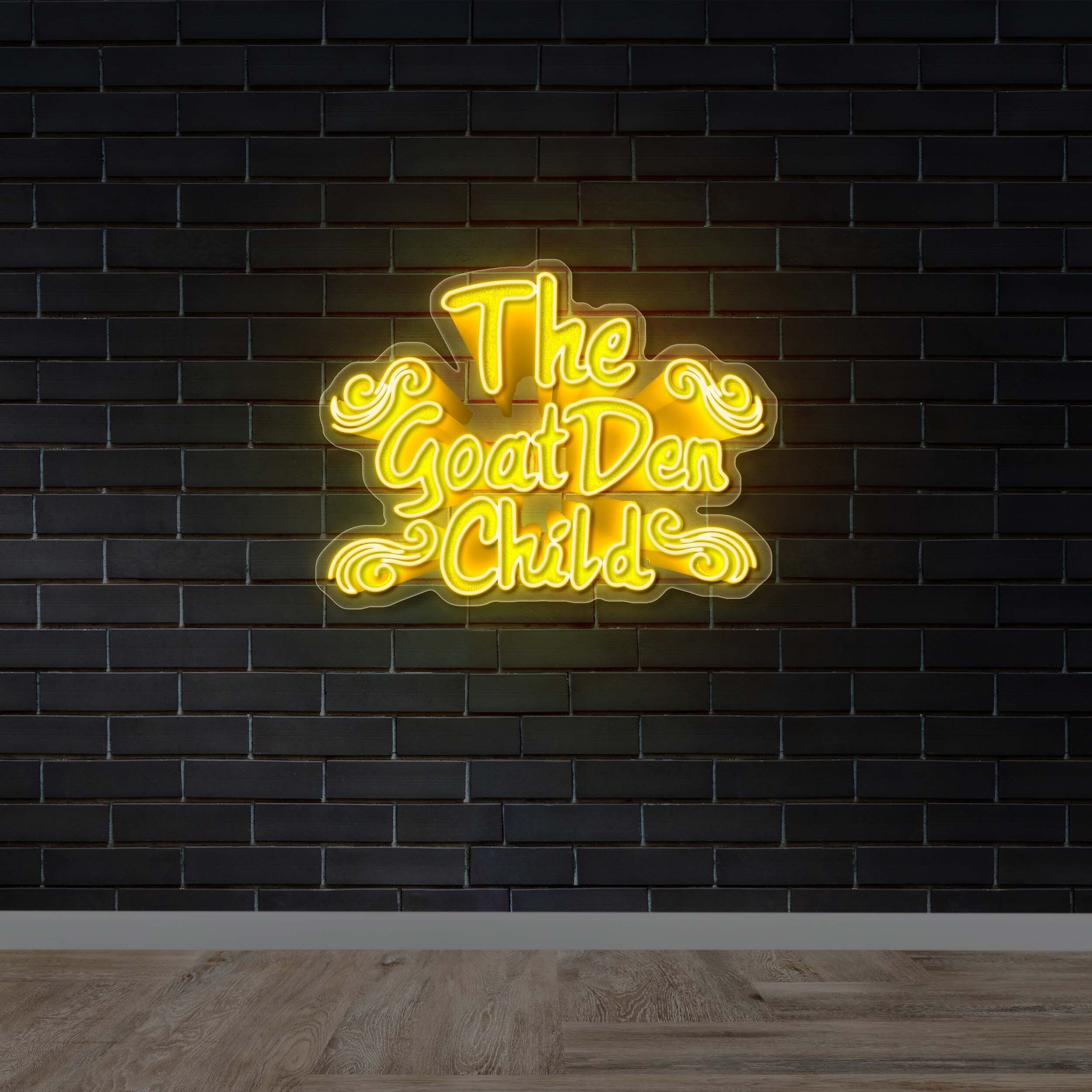 The GOATden Child - Premium Neon Artwork