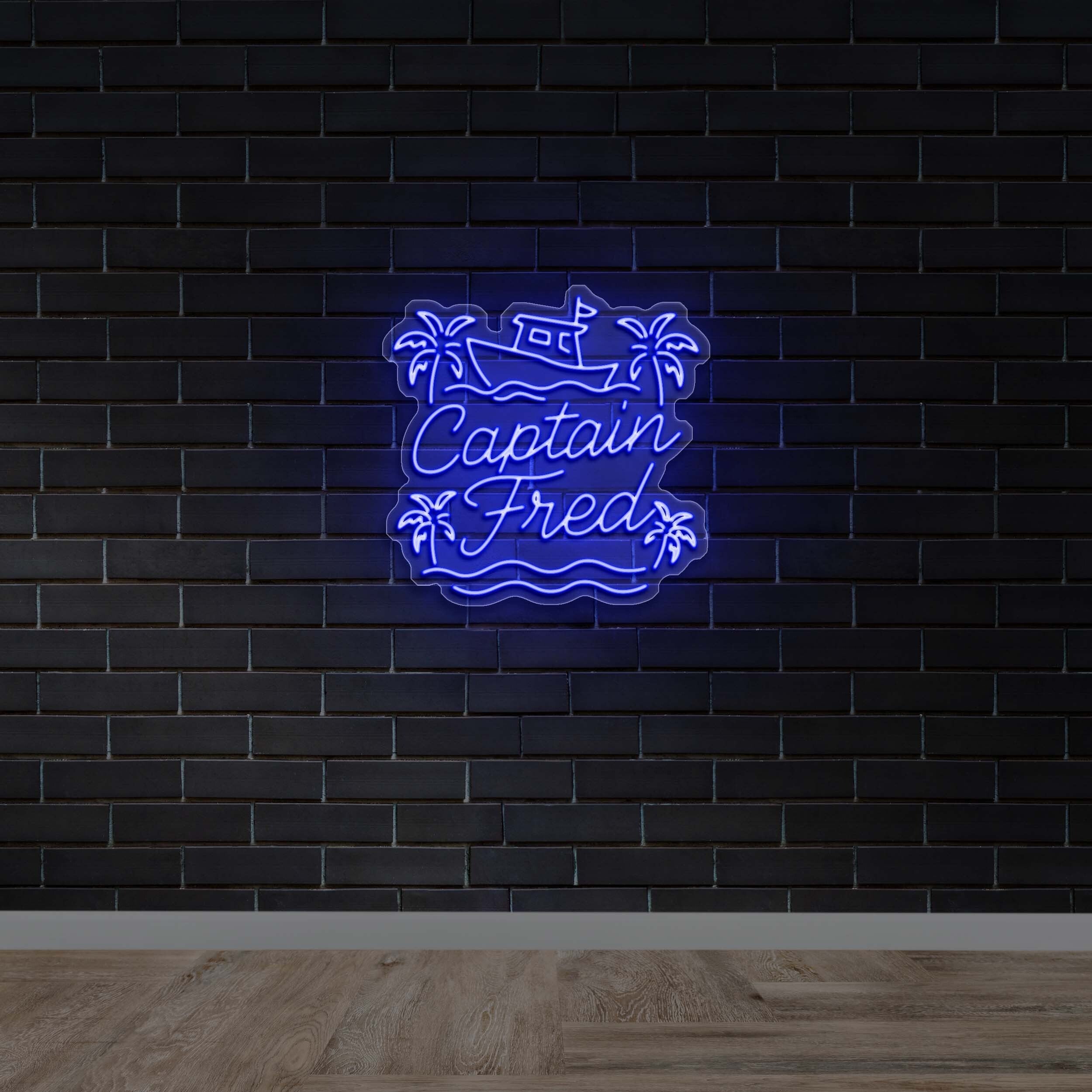 Captain Fred - Premium Neon Artwork