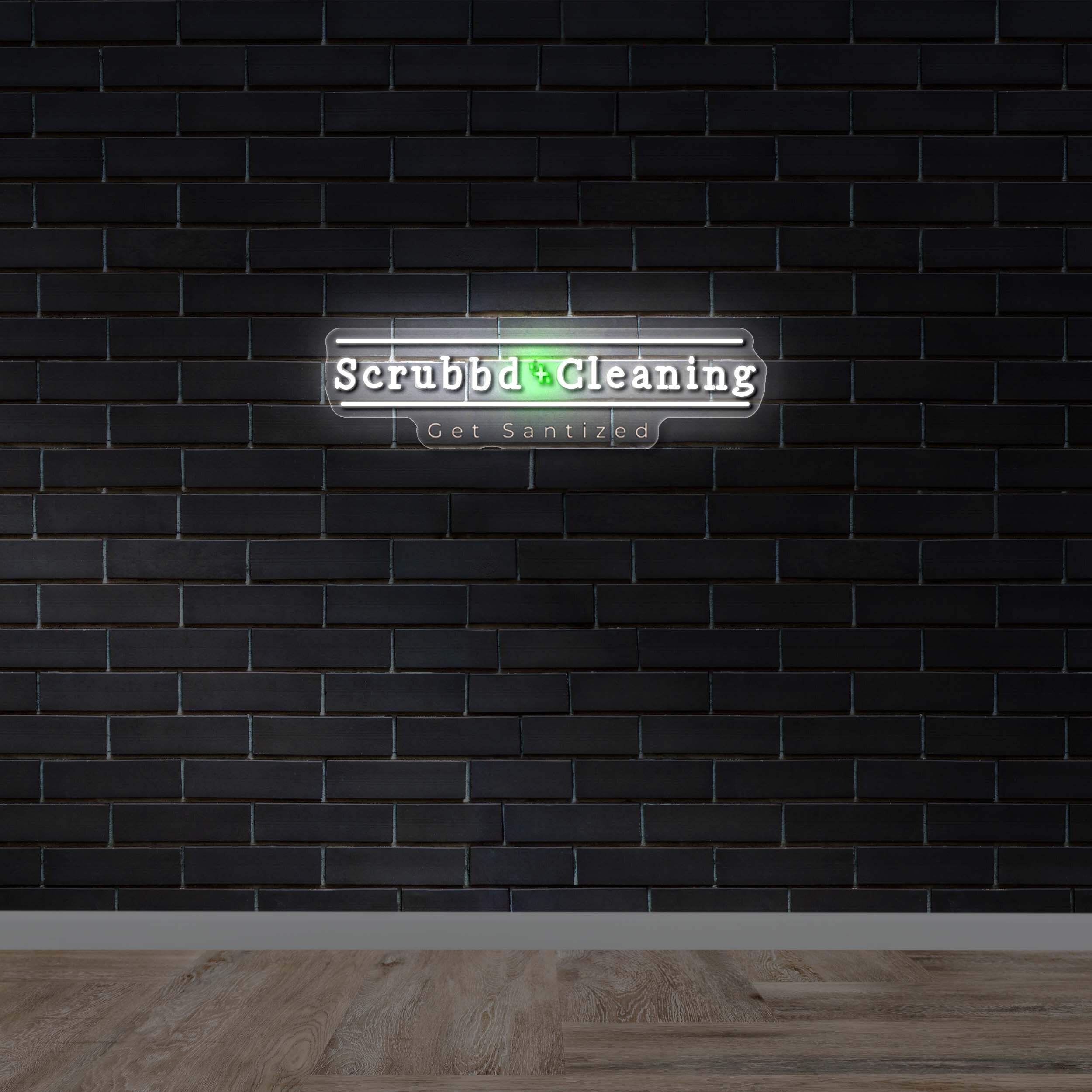 SRUBBD CLEANING - Premium Neon Artwork