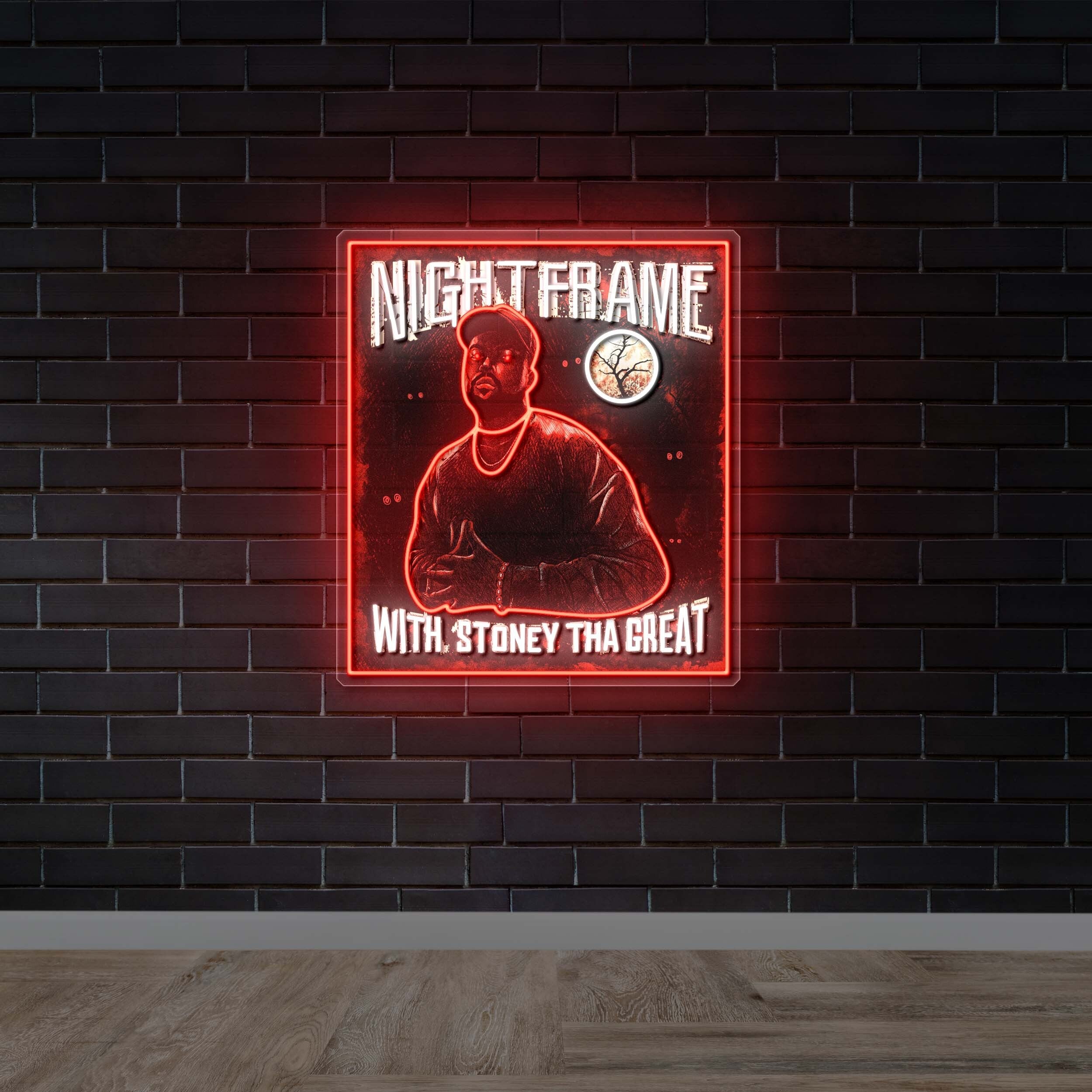 NIGHT FRAME - Premium Neon Artwork