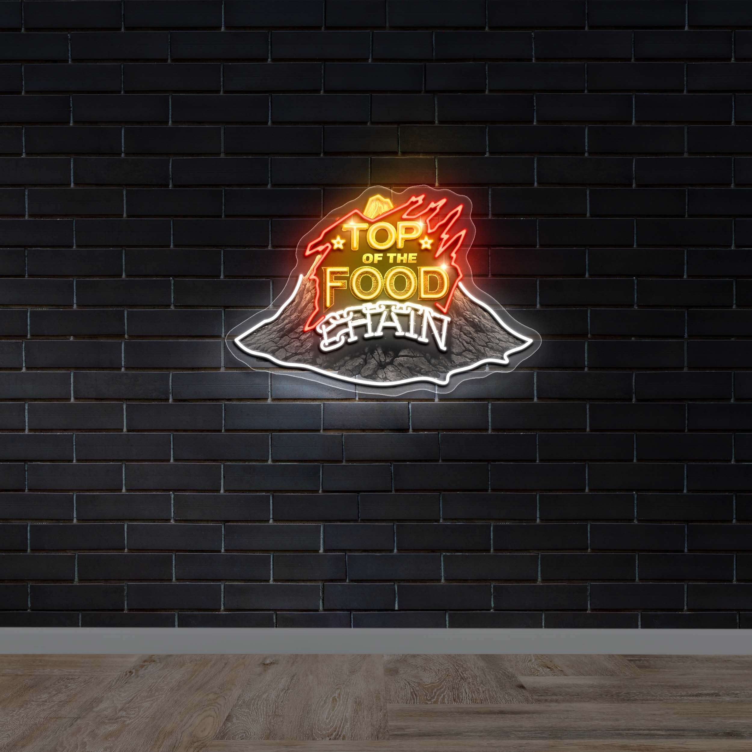TOP OF THE FOOD CHAIN - Premium Neon Artwork