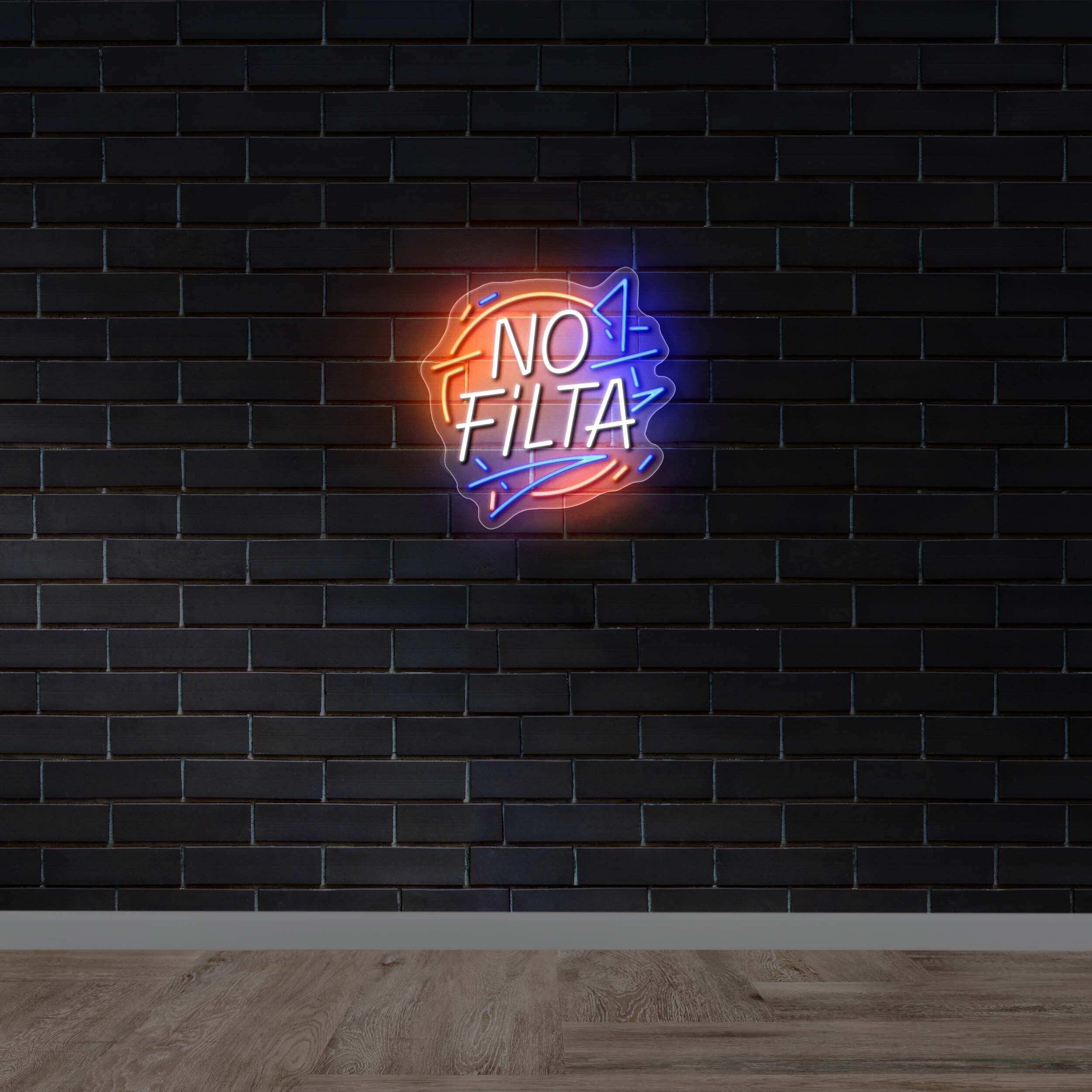 NO FILTA - Premium Neon Artwork