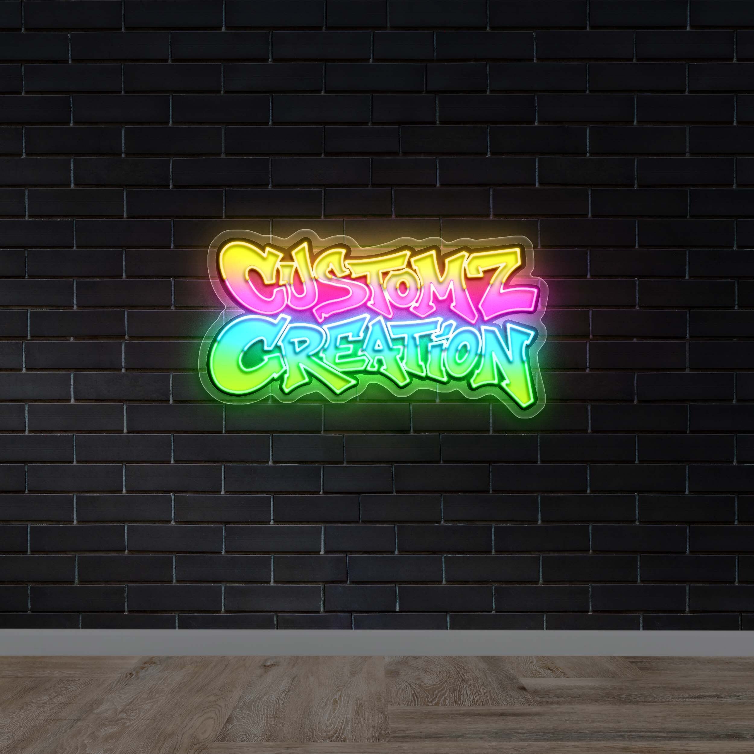 CUSTOMZ CREATION - Premium Neon Artwork