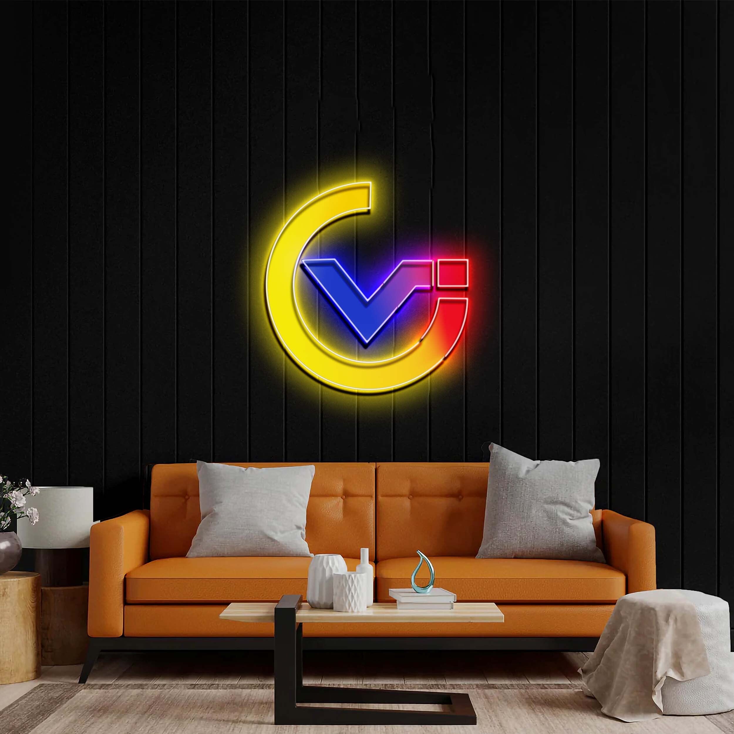Grubb Verse logo only - Premium Neon Artwork
