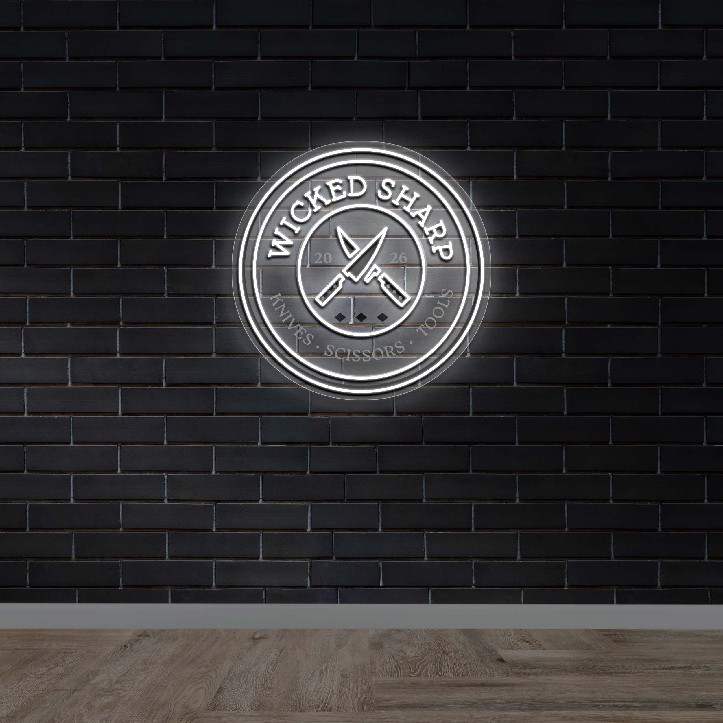 Wicked Sharp - Premium Neon Artwork