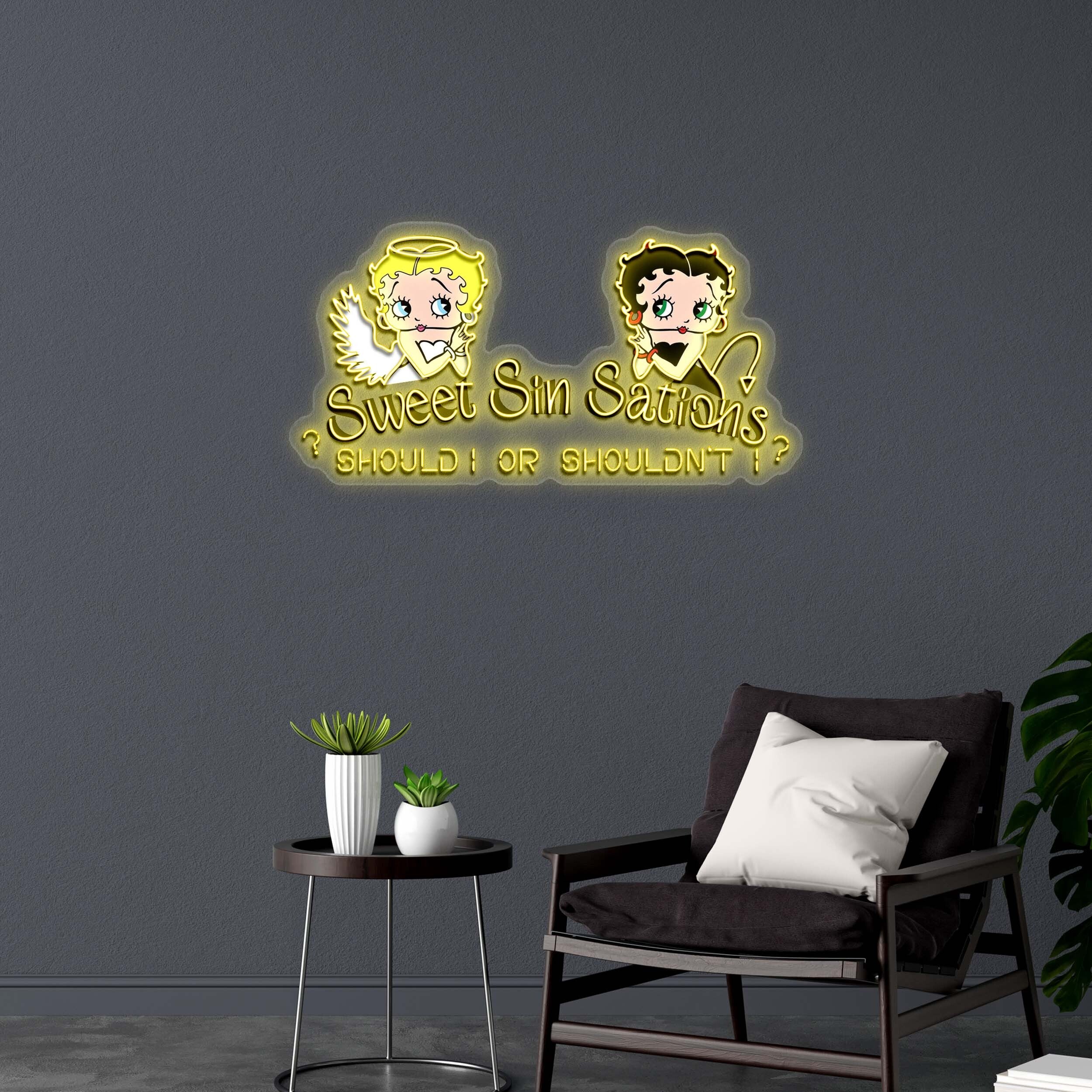 Sweet Sin Sations - Premium Neon Artwork