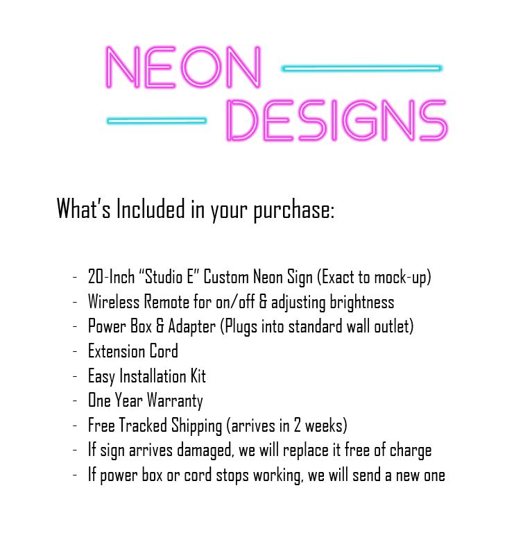 Studio E - Premium Neon Artwork