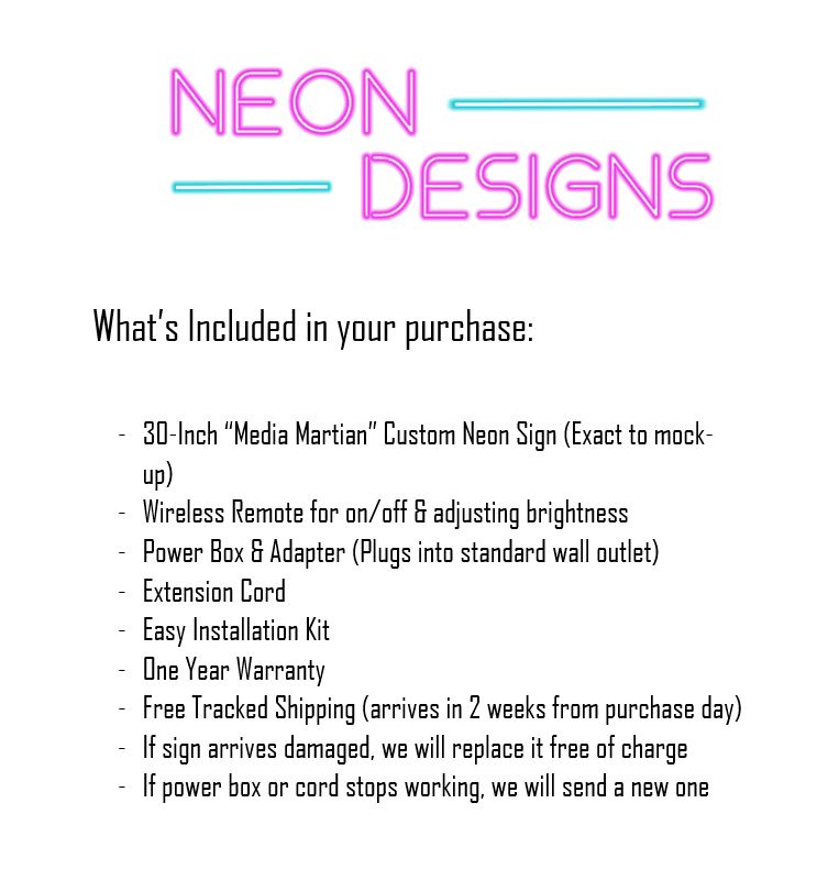 Media Martian - Premium Neon Artwork