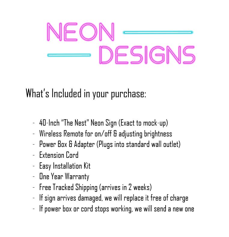 The Nest - Premium Neon Artwork