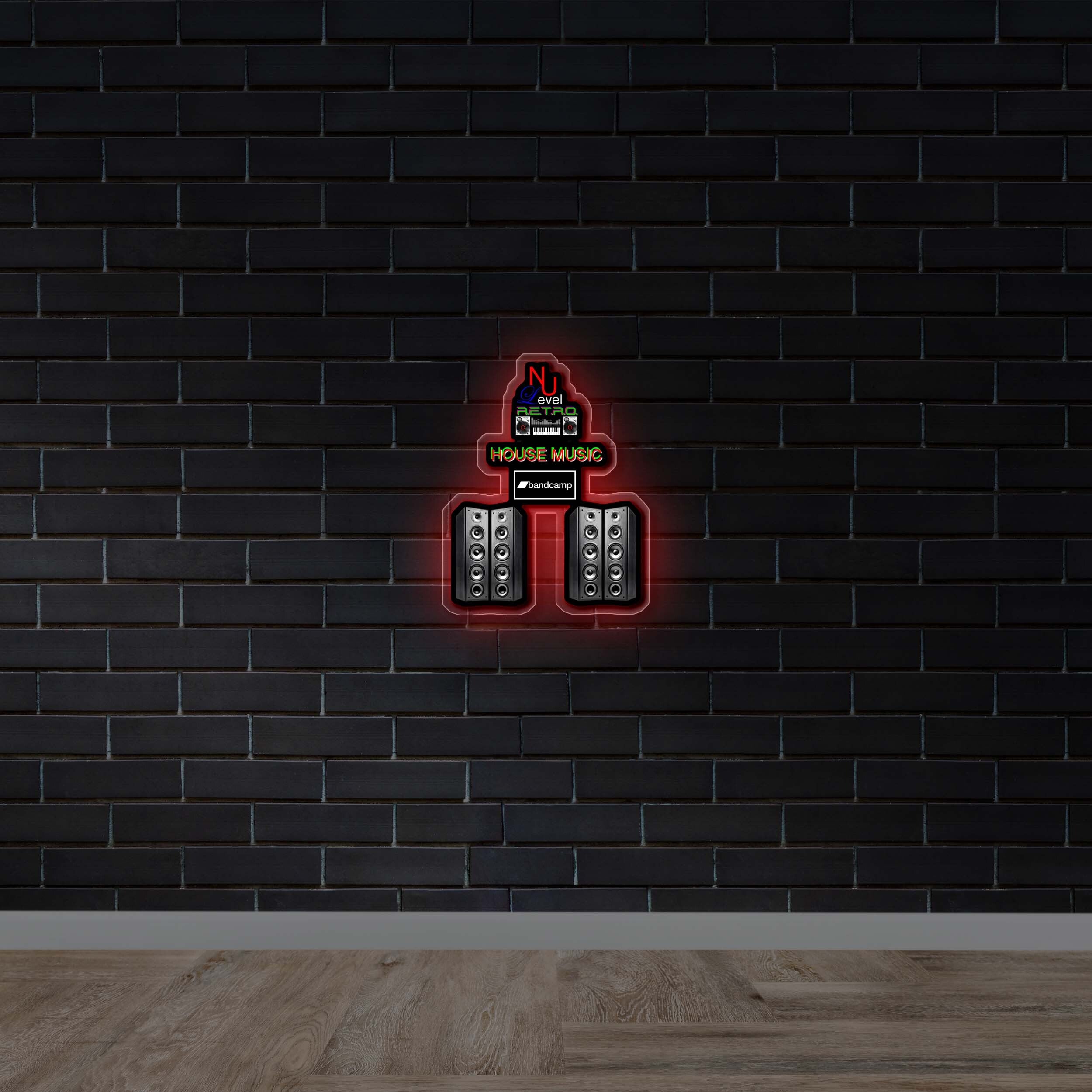 House Music - Premium Neon Artwork