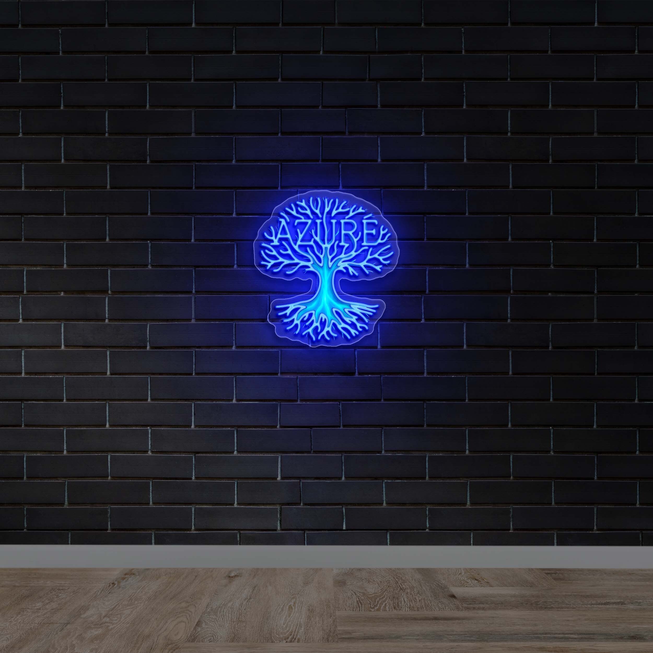 AZURE - Premium Neon Artwork