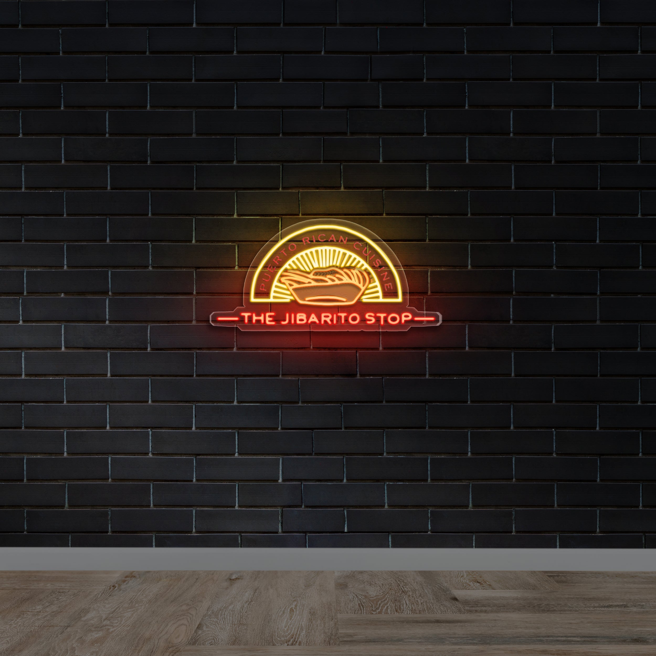 THE JIBARITO STOP - Premium Neon Artwork