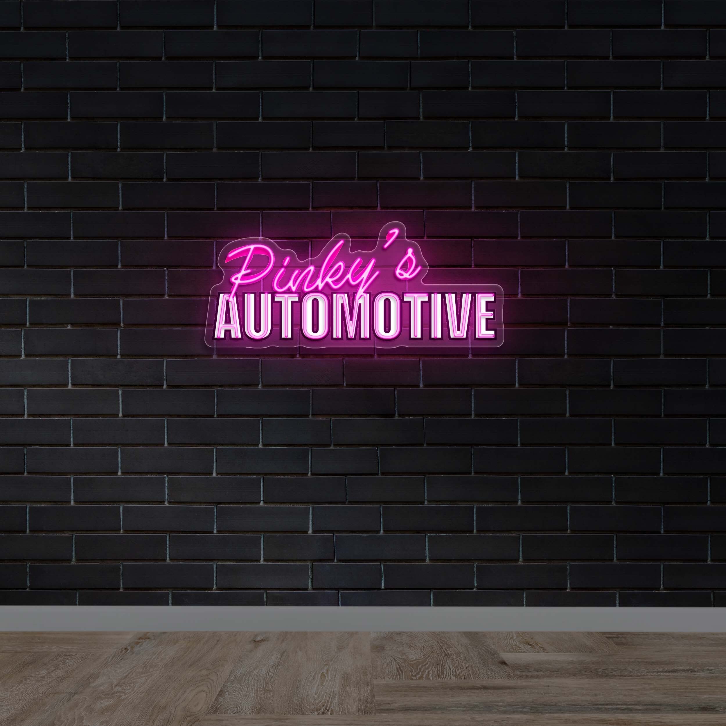 Pinky’s Automotive - Premium Neon Artwork