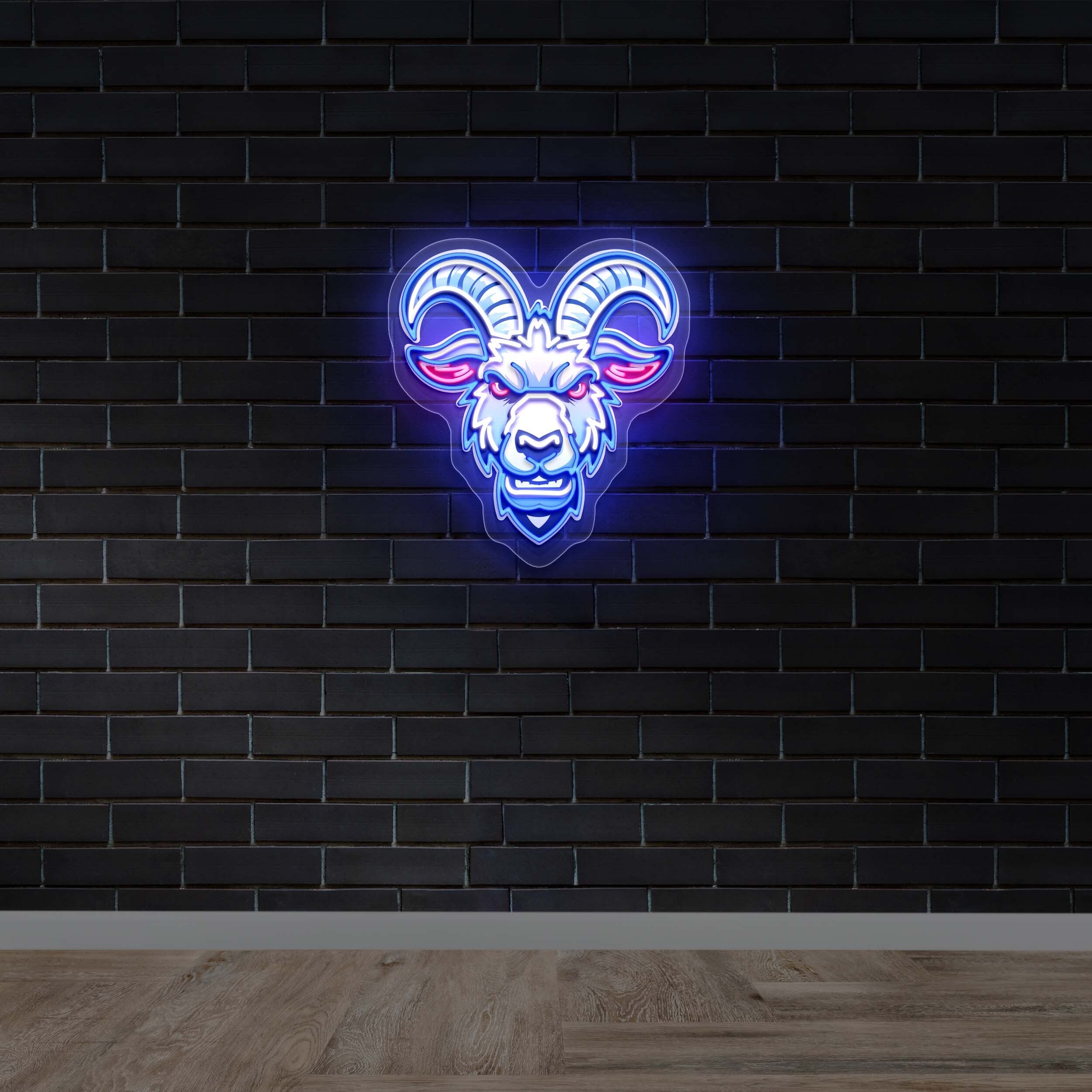 GOAT - Premium Neon Artwork