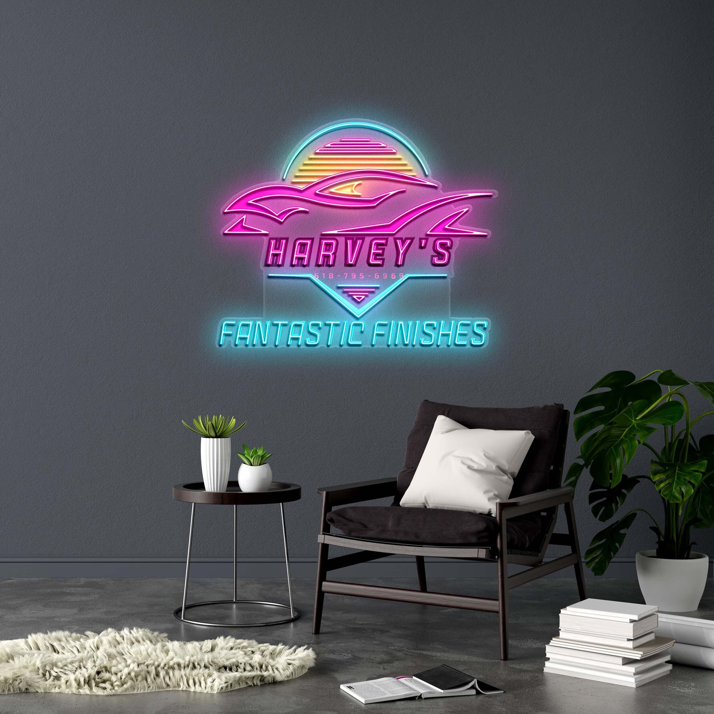 HARVEY'S FANTASTIC FINISHES - Premium Neon Artwork