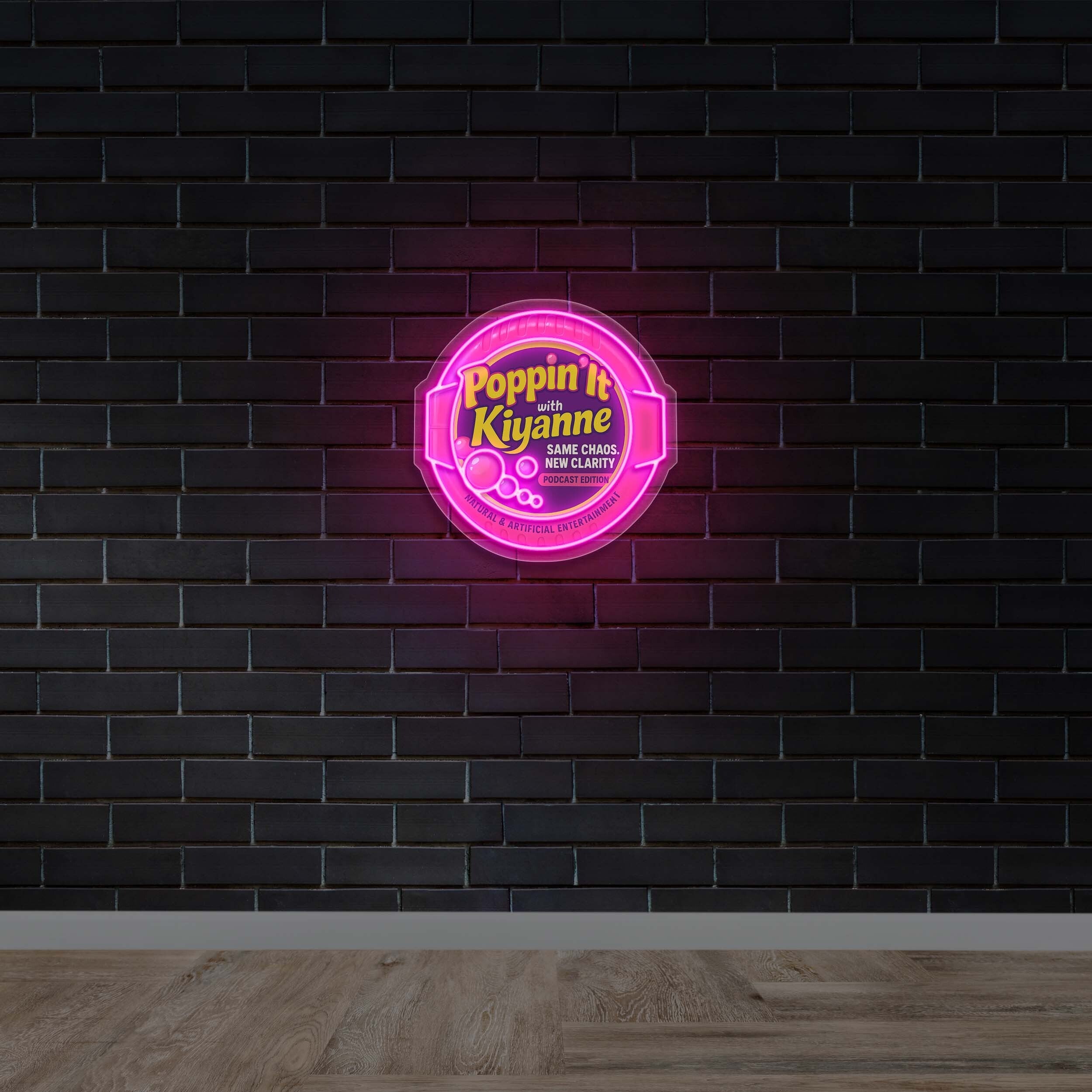 Poppin It with Kiyahne - Premium Neon Artwork