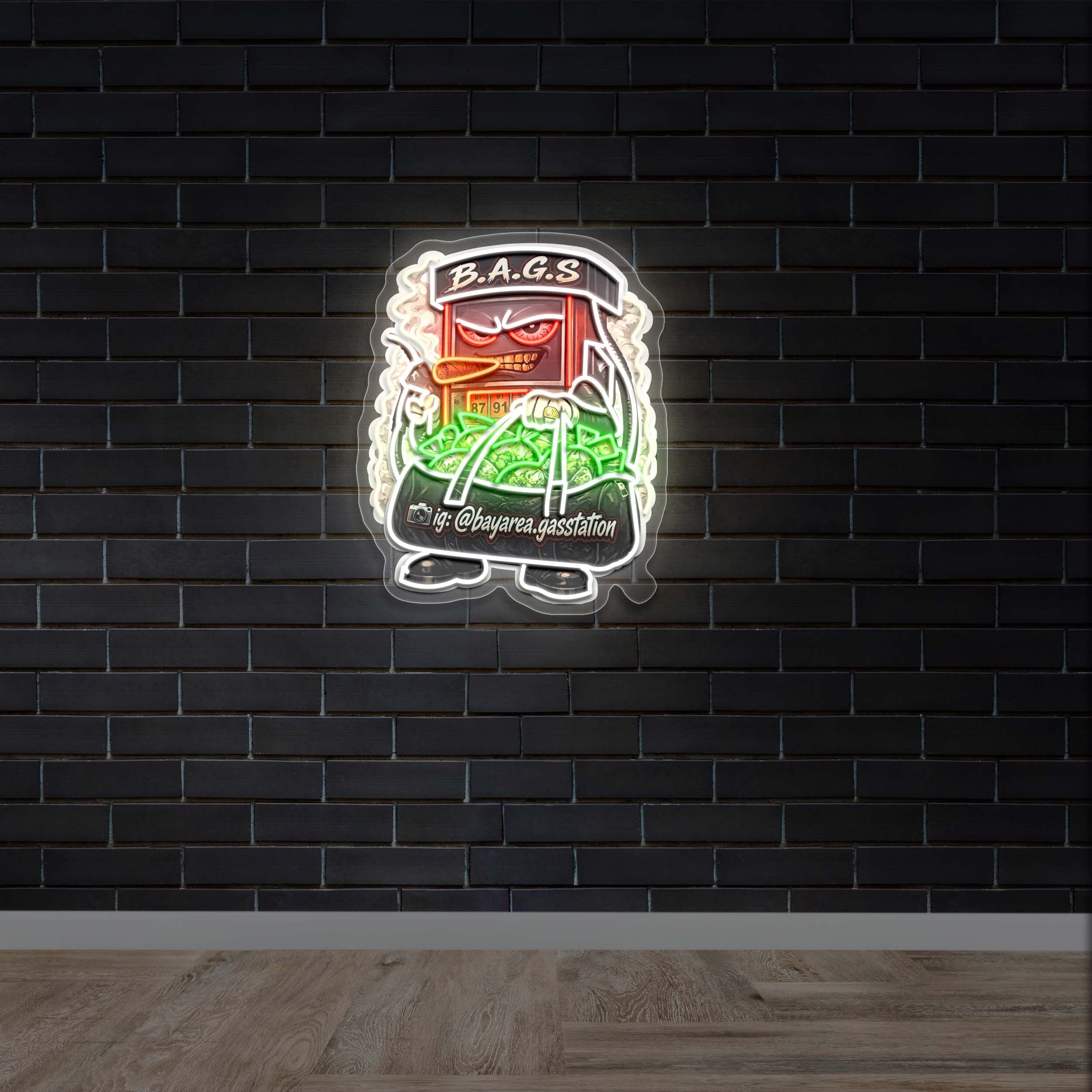 B.A.G.S. - Premium Neon Artwork