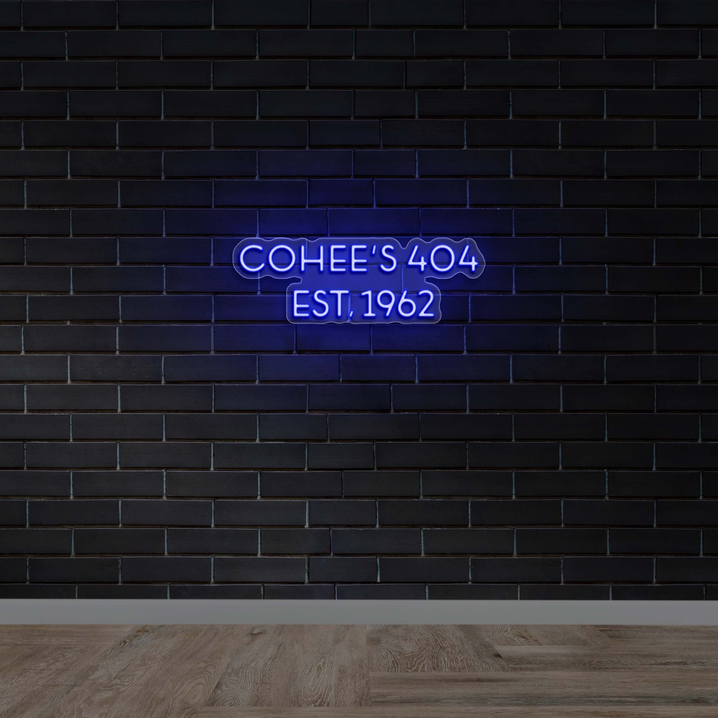 Cohee’s 404 Est.1962 - Premium Neon Artwork