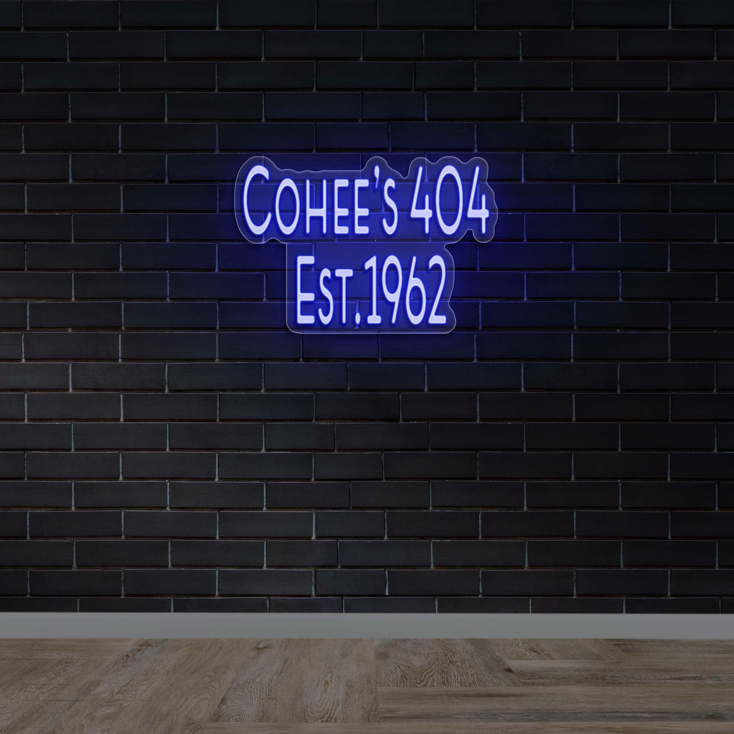 Cohee’s 404 Est.1962 | 2nd version - Premium Neon Artwork