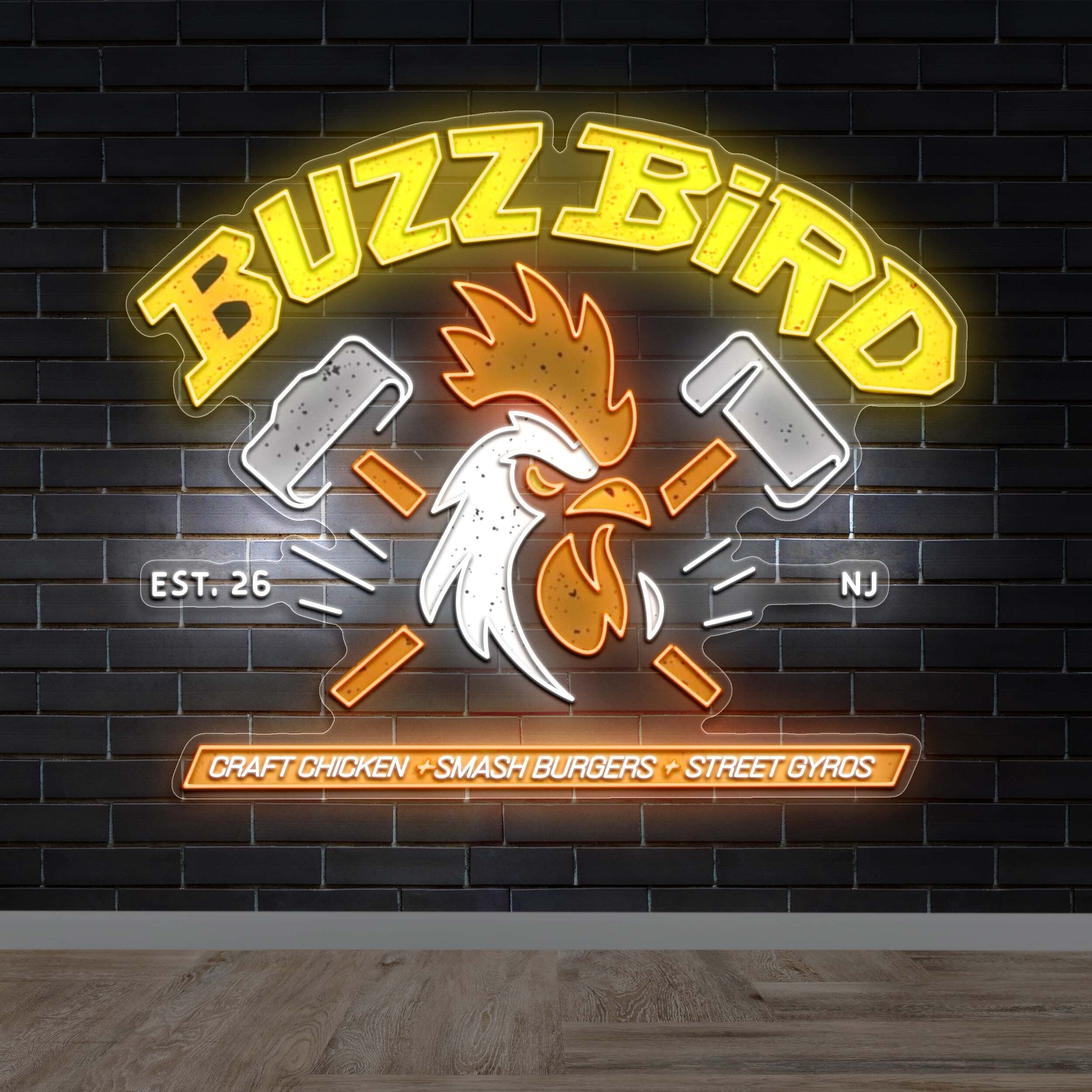 BUZZ BIRD - Premium Neon Artwork
