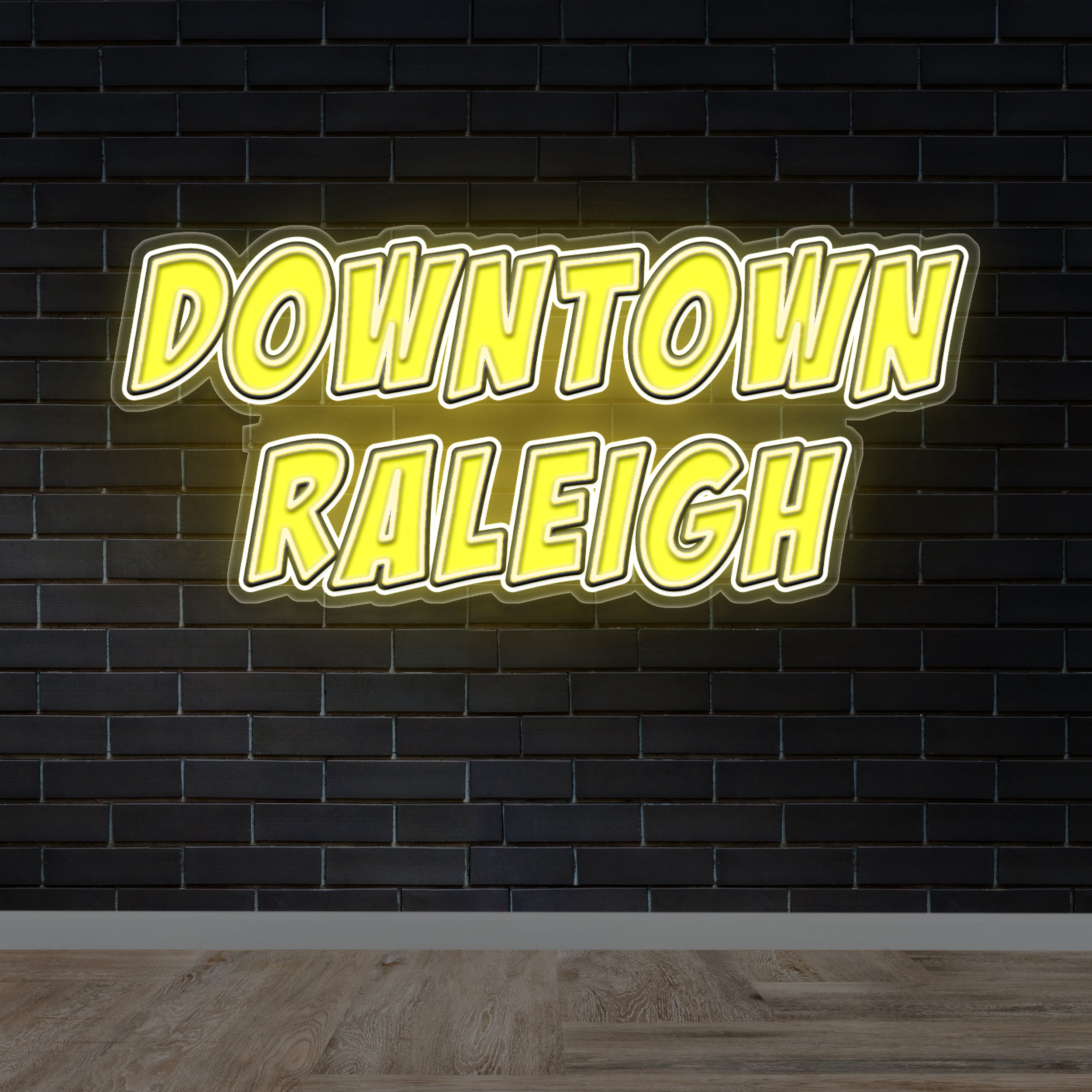 Downtown Raleigh - Premium Neon Artwork