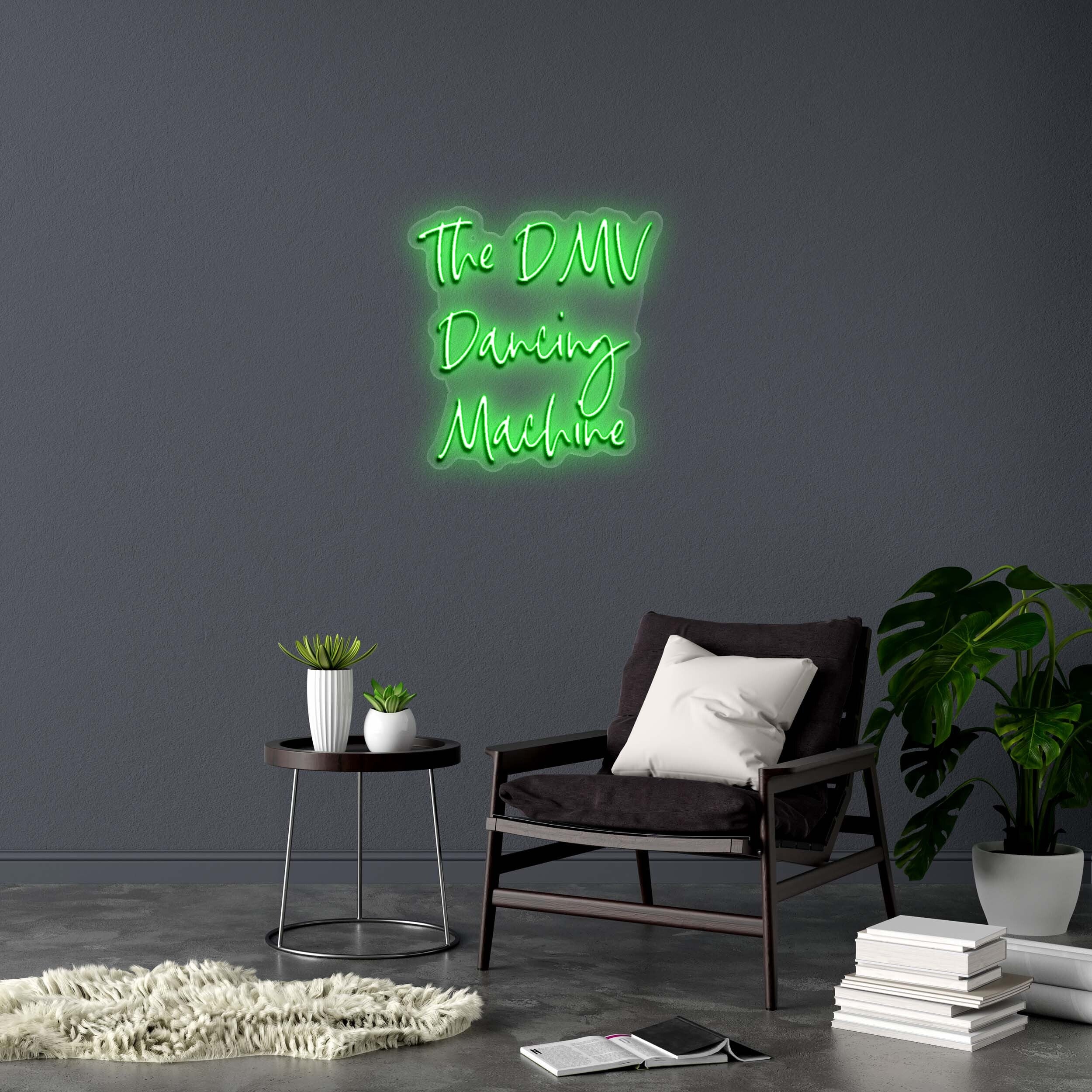 The DMV Dancing Machine - Premium Neon Artwork