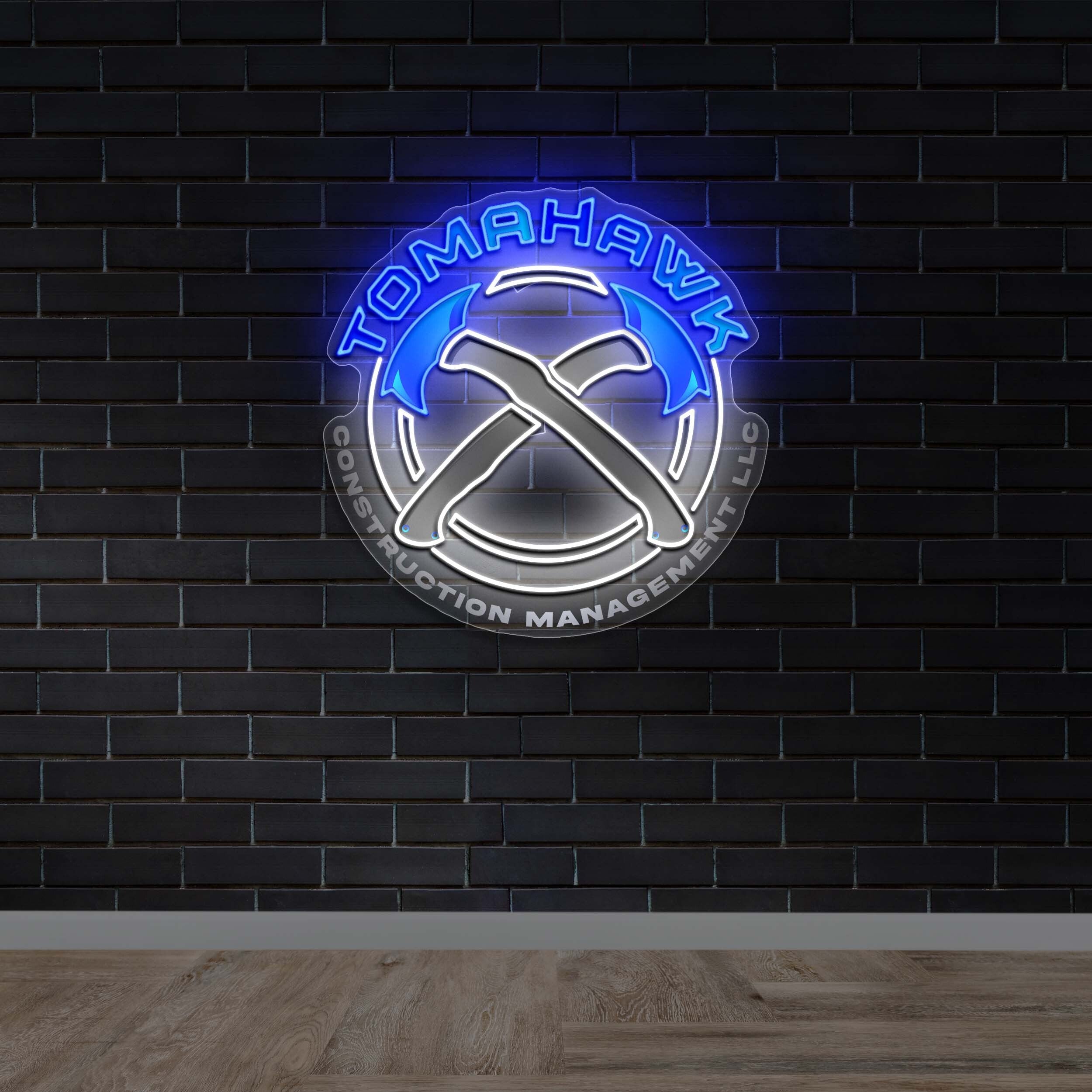 Tomahawk Construction Management LLC - Premium Neon Artwork