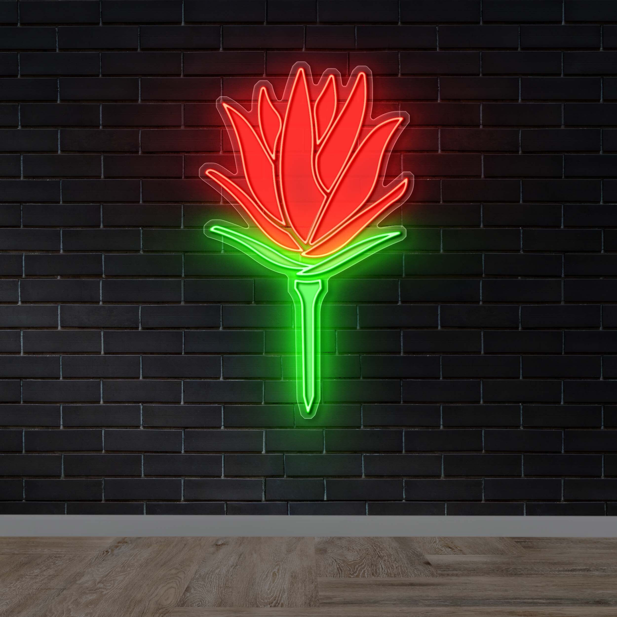 Flower - Premium Neon Artwork