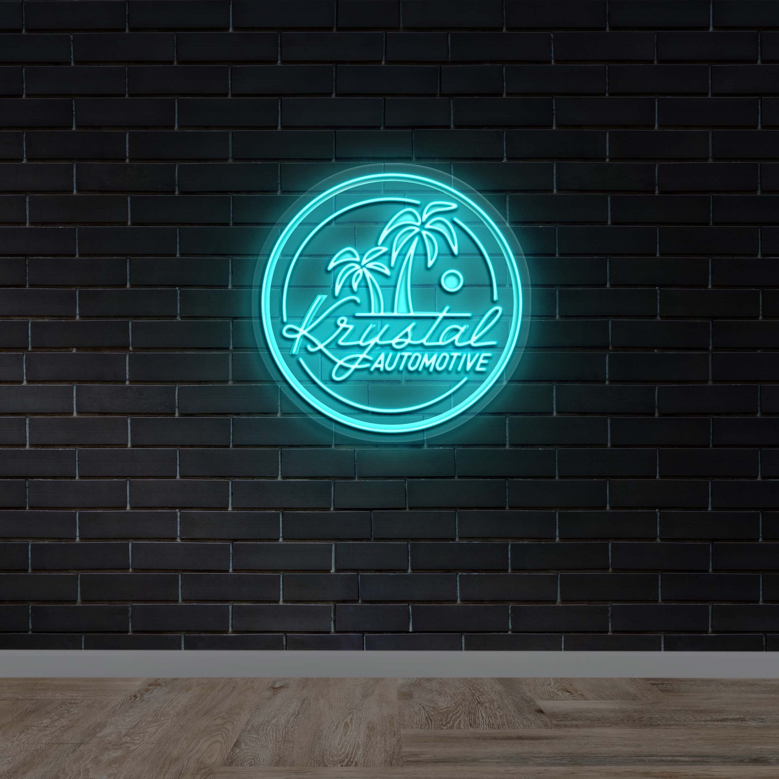 Krystal Automotive - Premium Neon Artwork