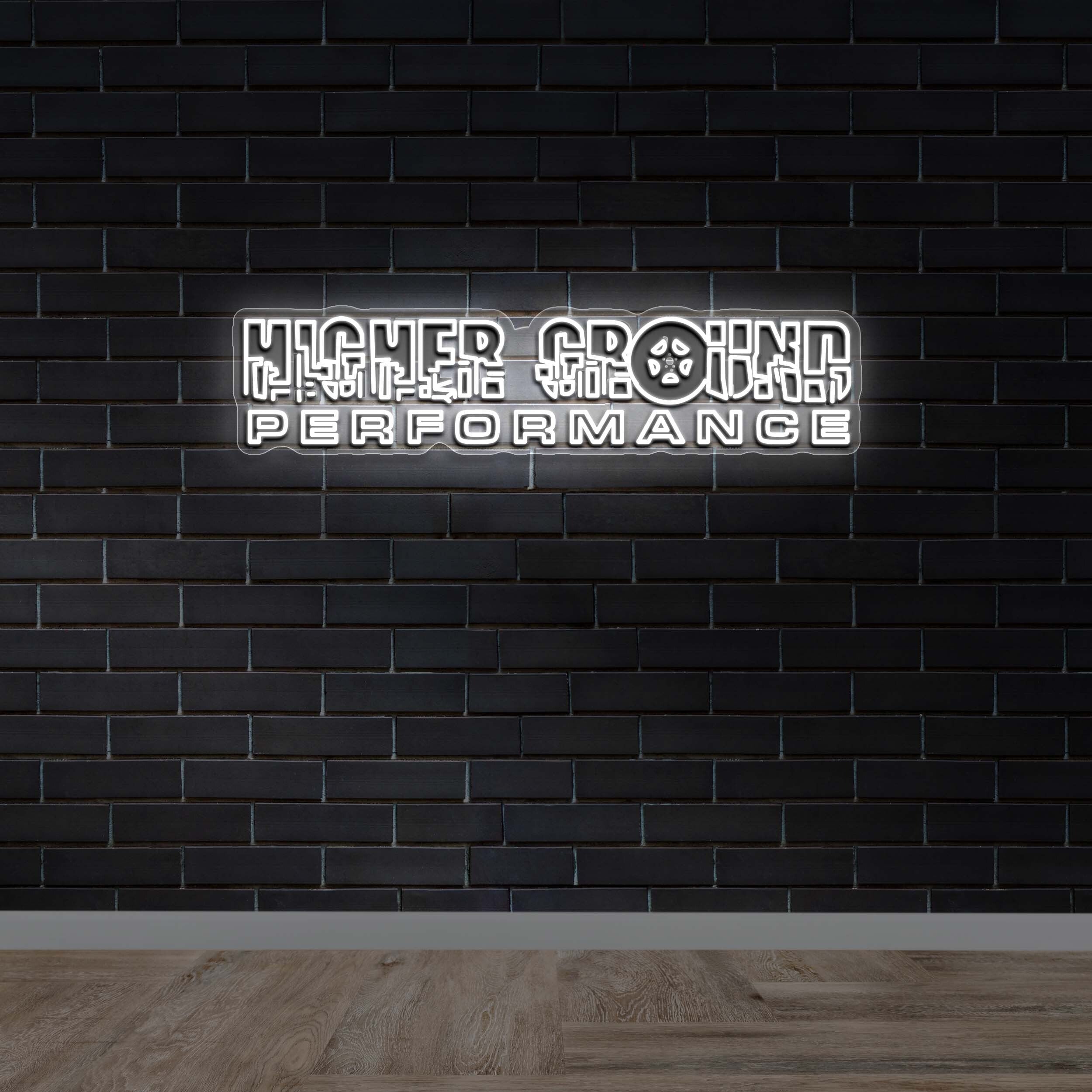 Higher Ground Performance - Premium Neon Artwork
