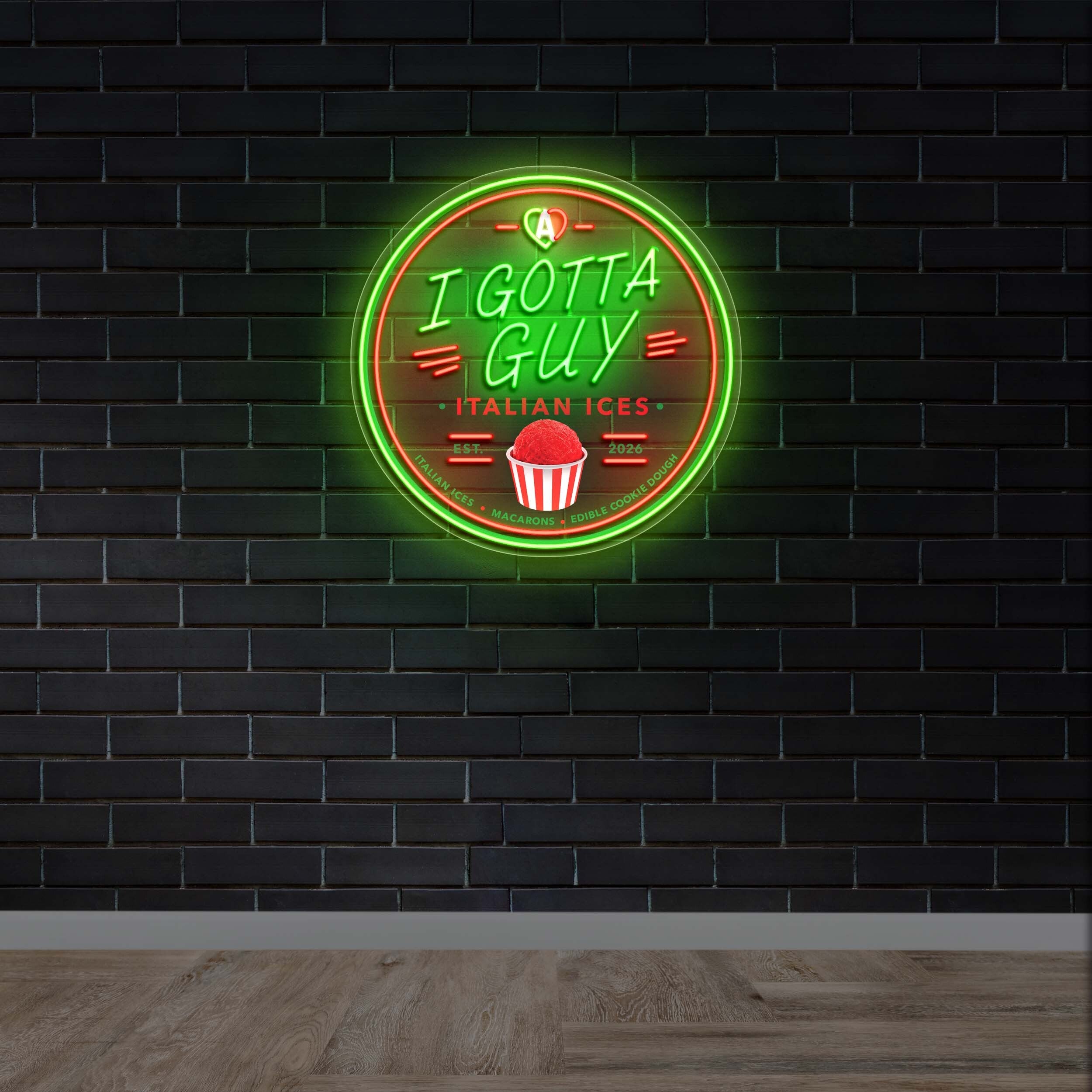 I Gotta Guy Italian Ices -
Premium Neon Artwork