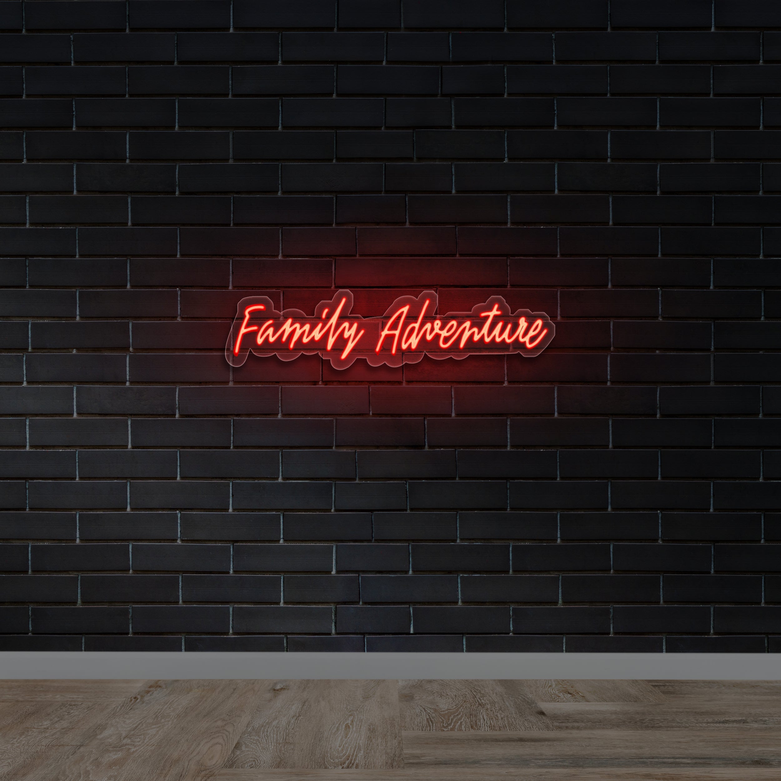 Family Adventure - Premium Neon Artwork