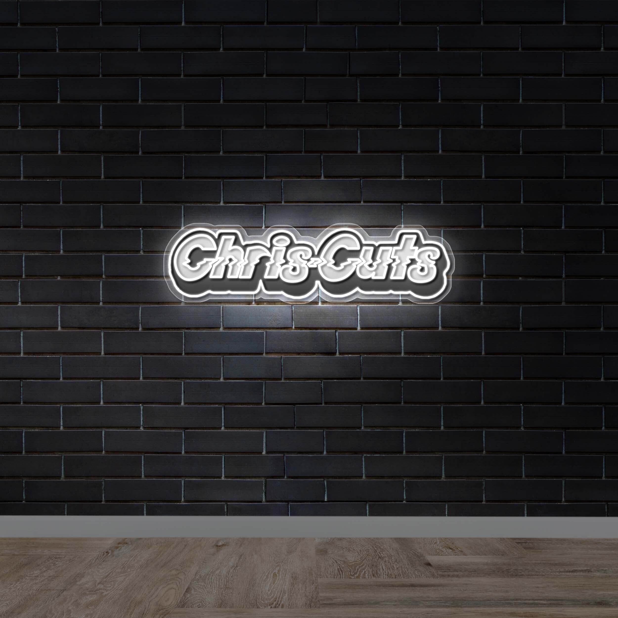 Chris Cuts - Premium Neon Artwork