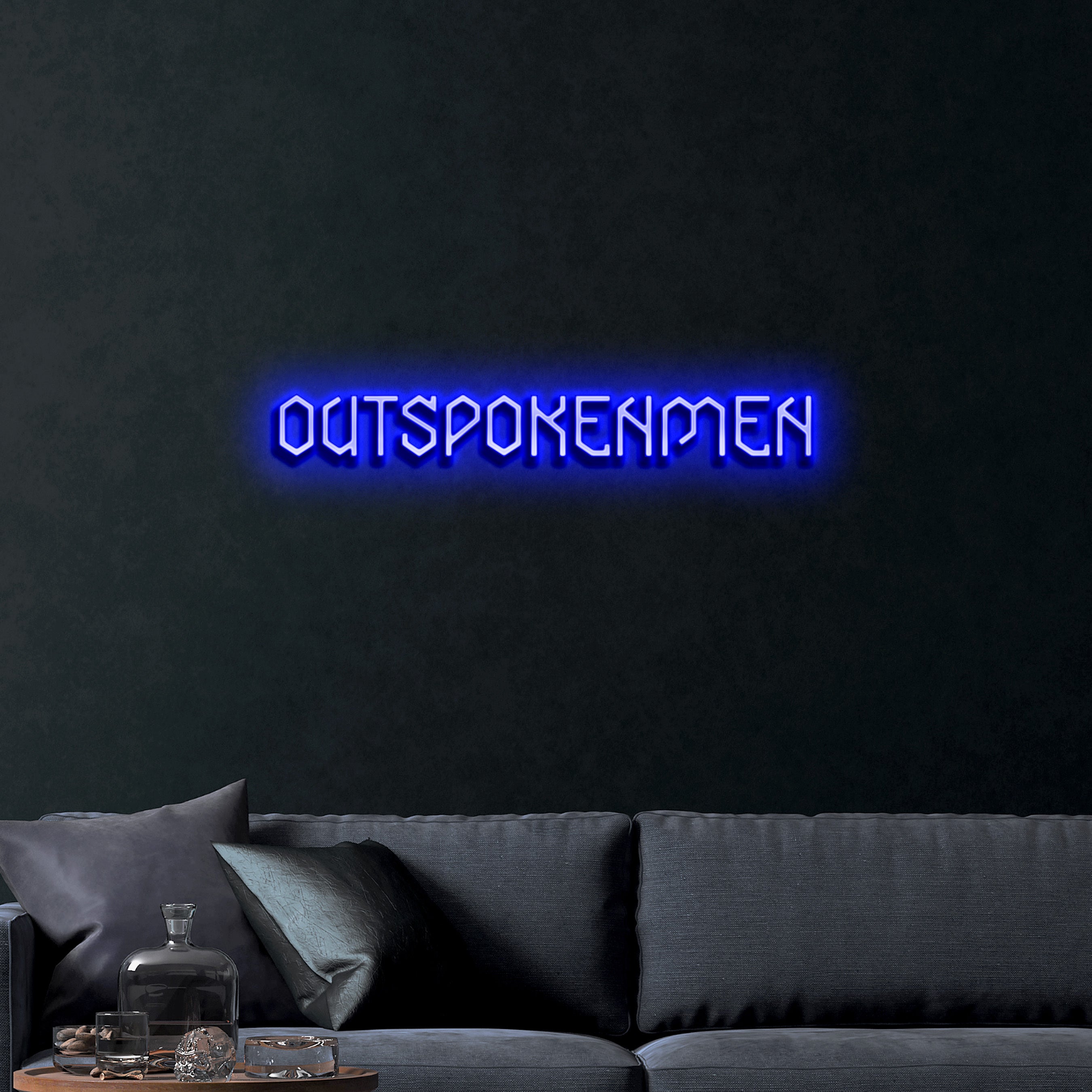 OUTSPOKENMEN – Premium Neon Artwork