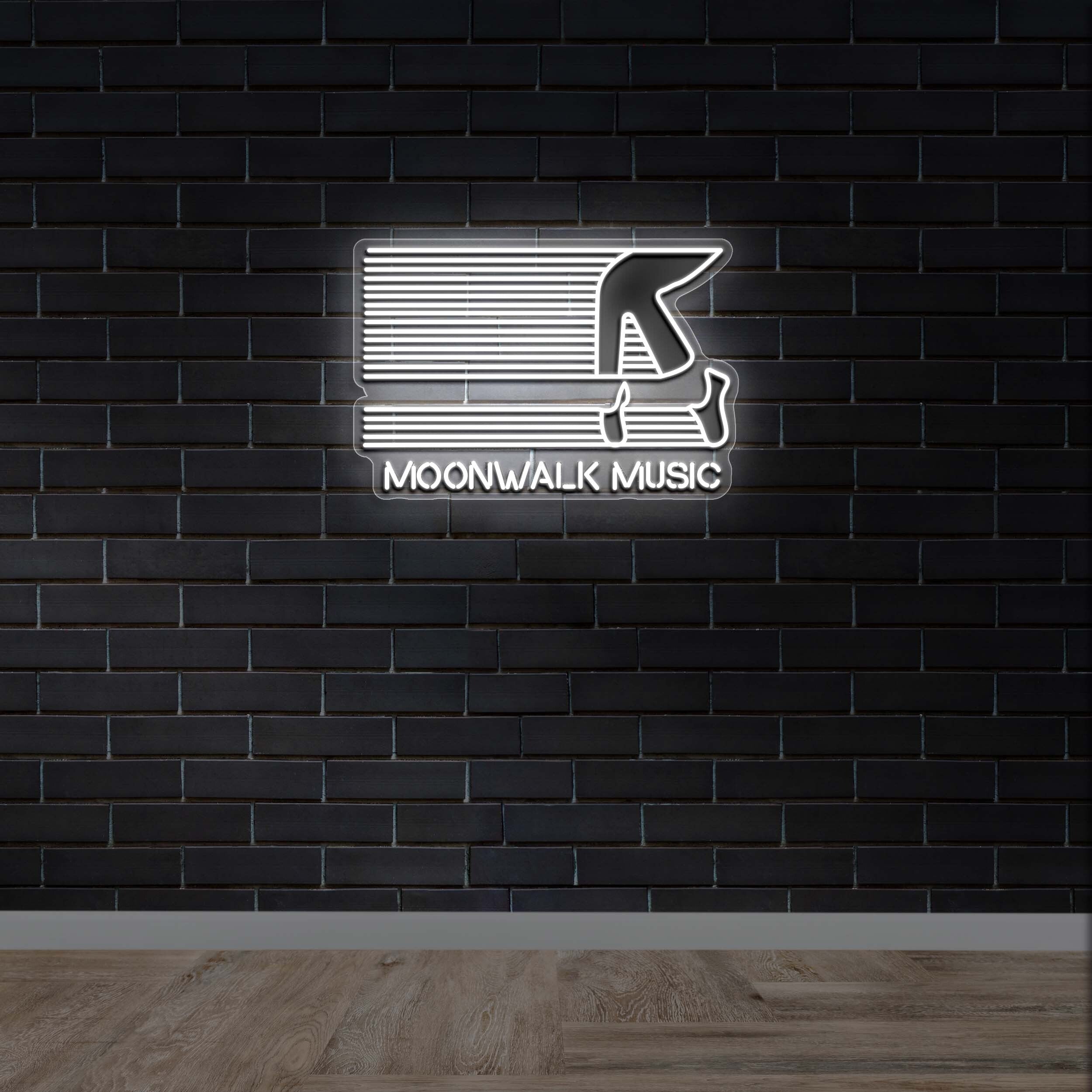 Moonwalk Music - Premium Neon Artwork