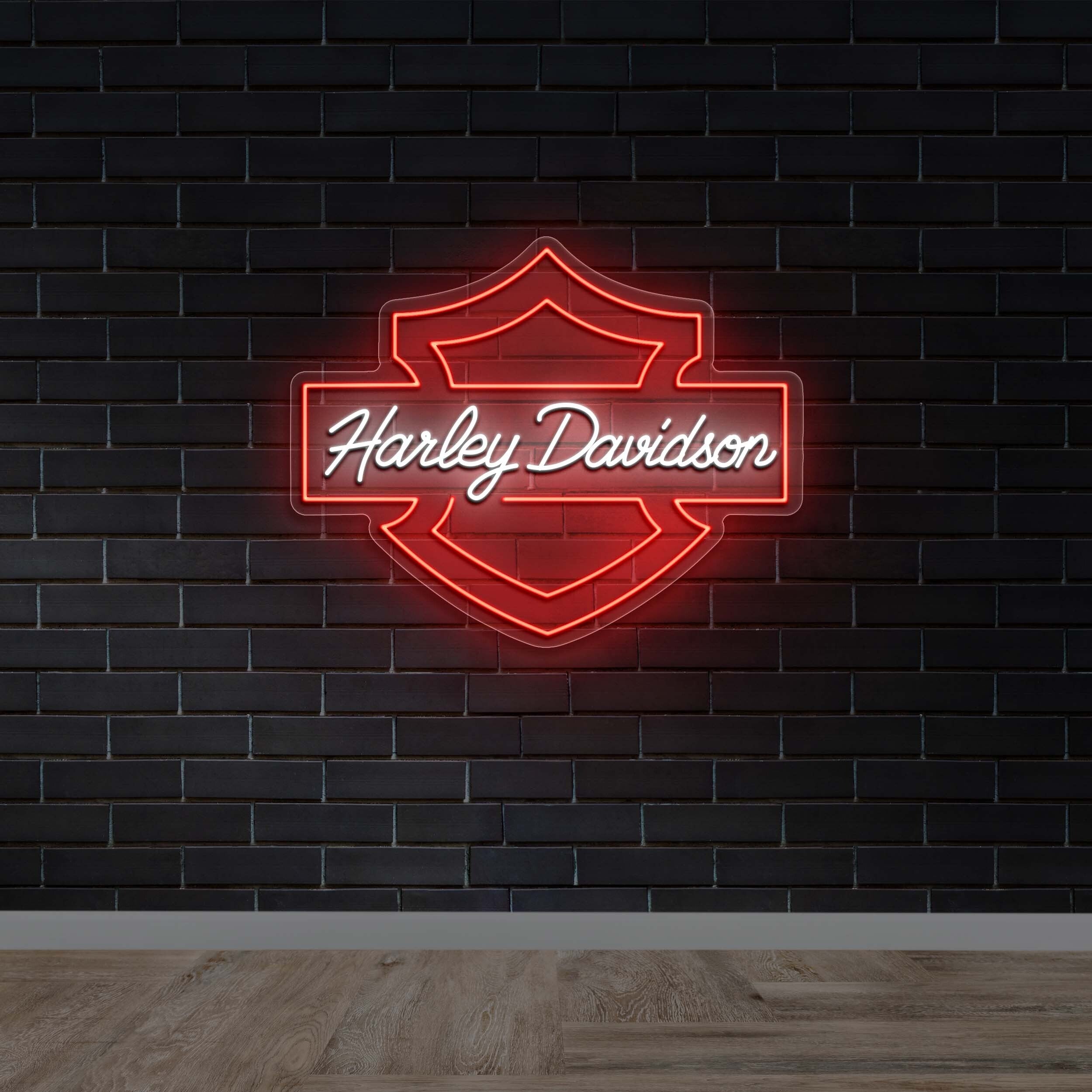 Harley Davidson - Premium Neon Artwork