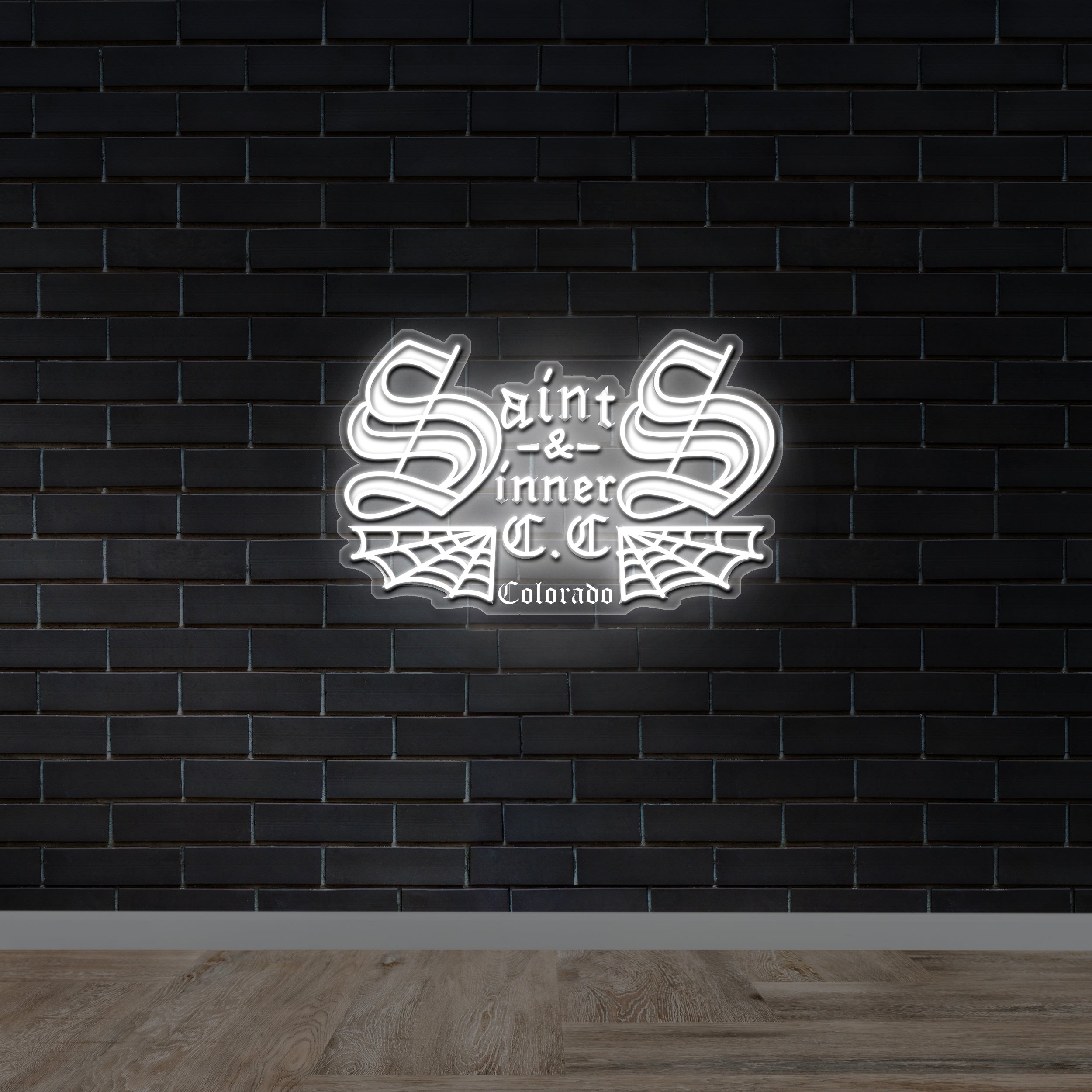 Saint & Sinner - Premium Neon Artwork