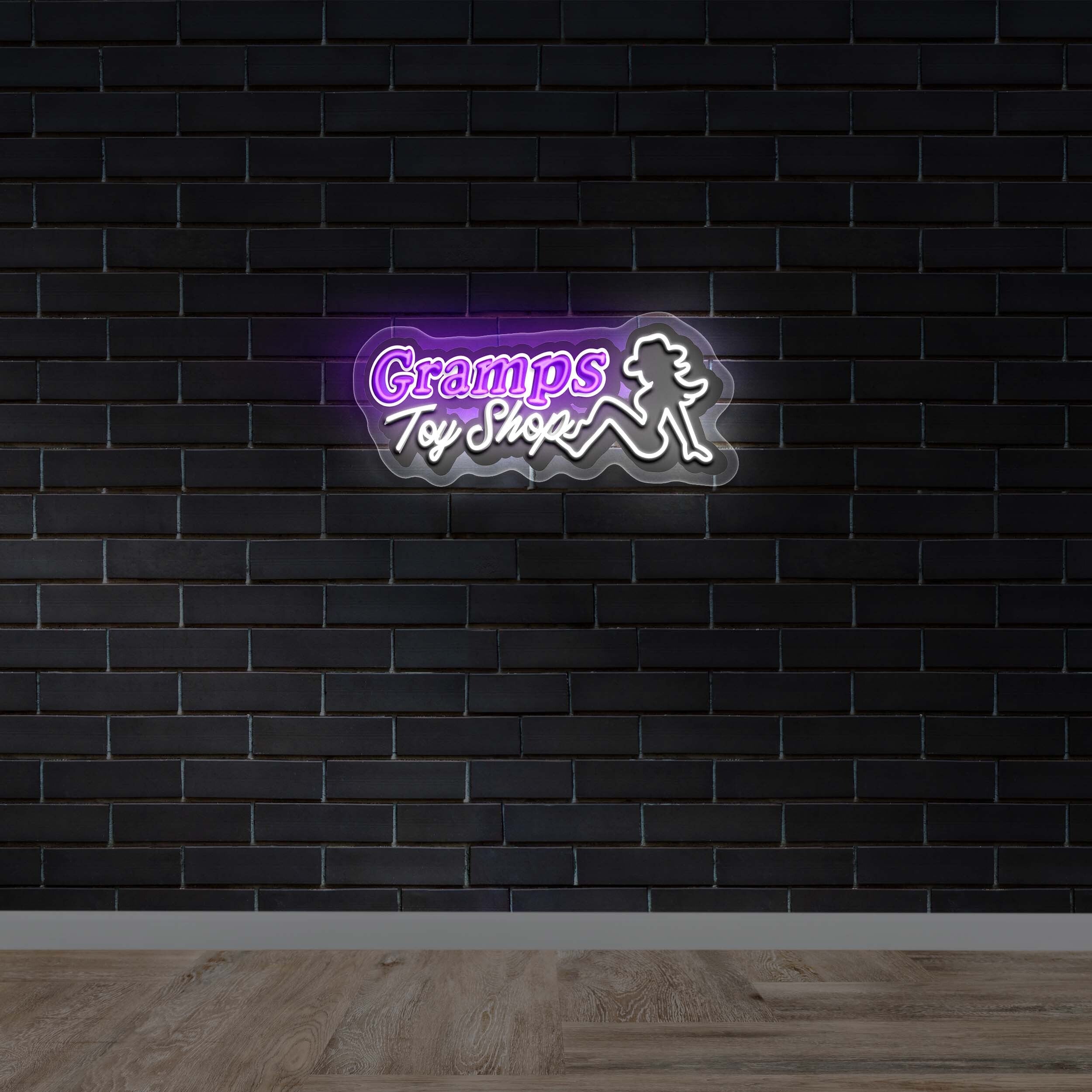 Gramps Toy Shop - Premium Neon Artwork