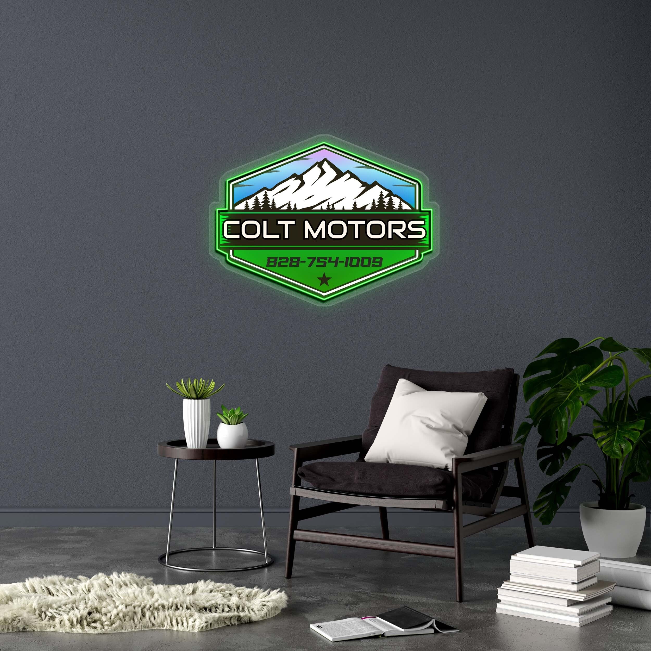COLT MOTORS - Premium Neon Artwork
