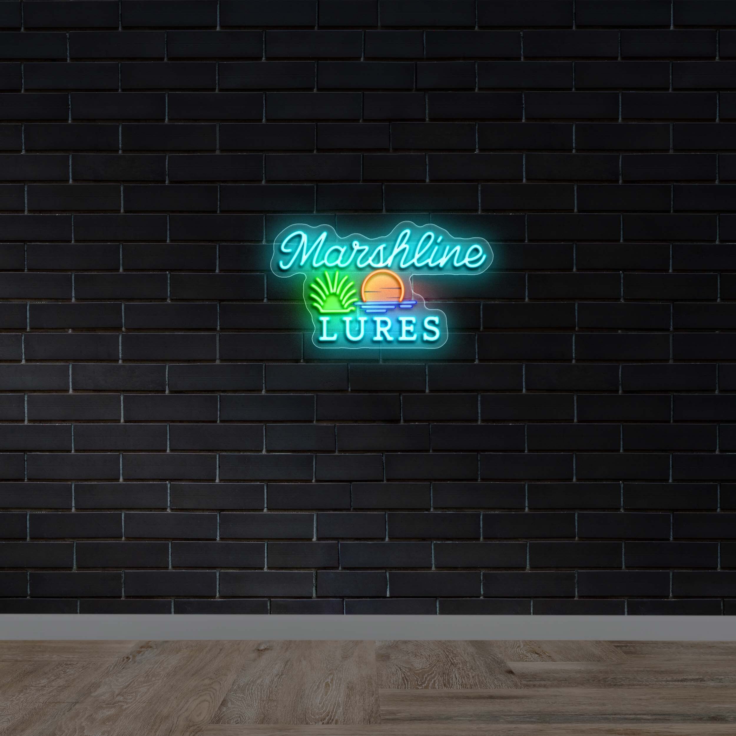 Marshline LURES - Premium Neon Artwork