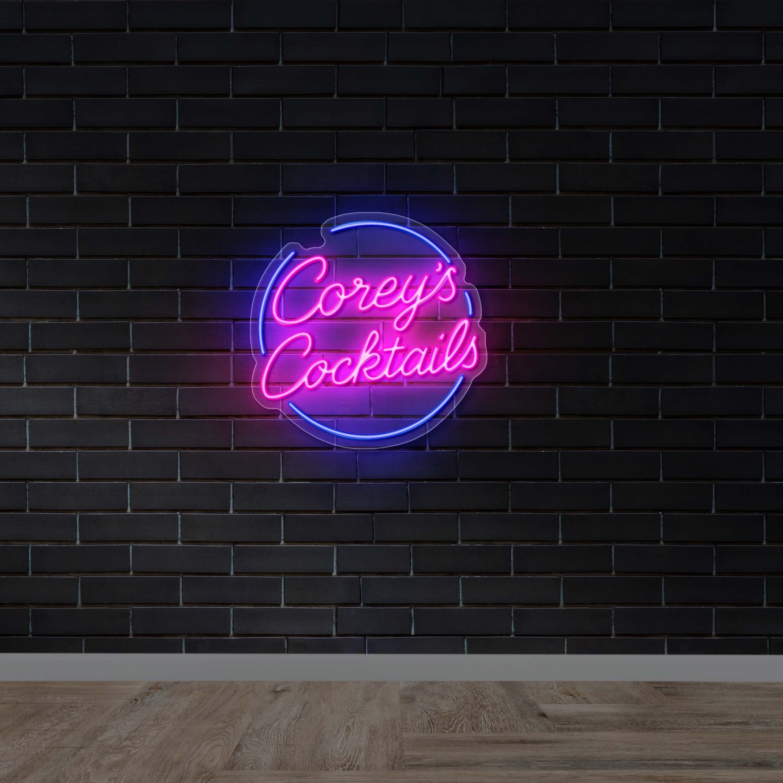 Corey's Cocktails - Premium Neon Artwork