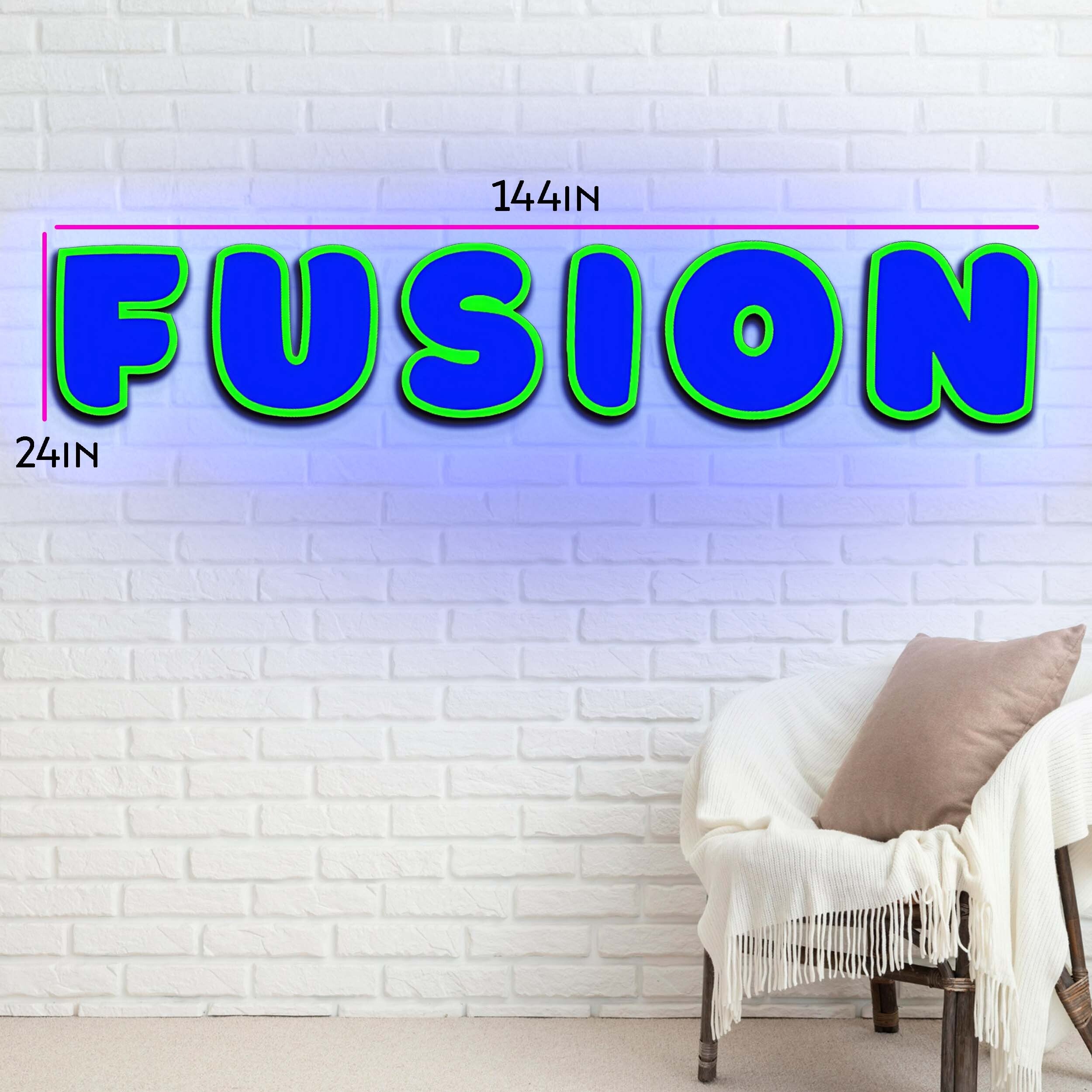 FUSION (version 2) - Premium Channel Letter Artwork